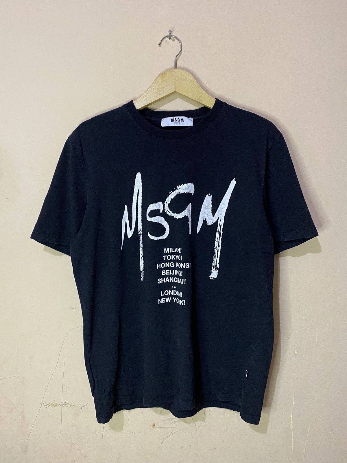 MSGM｜ (3440MM510 237002 01C) MSGM MSGM Men T-Shirts 3440MM510 23700201C White | Grailed