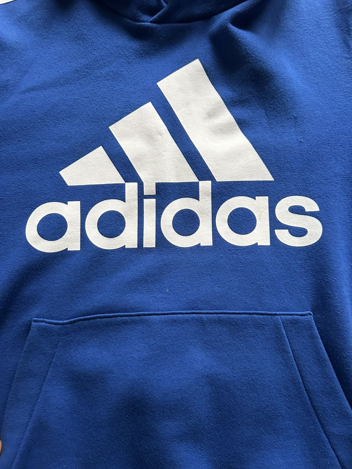 Adidas Blue Adidas Logo Hoodie Size US S / EU 44-46 / 1 - 2 Thumbnail
