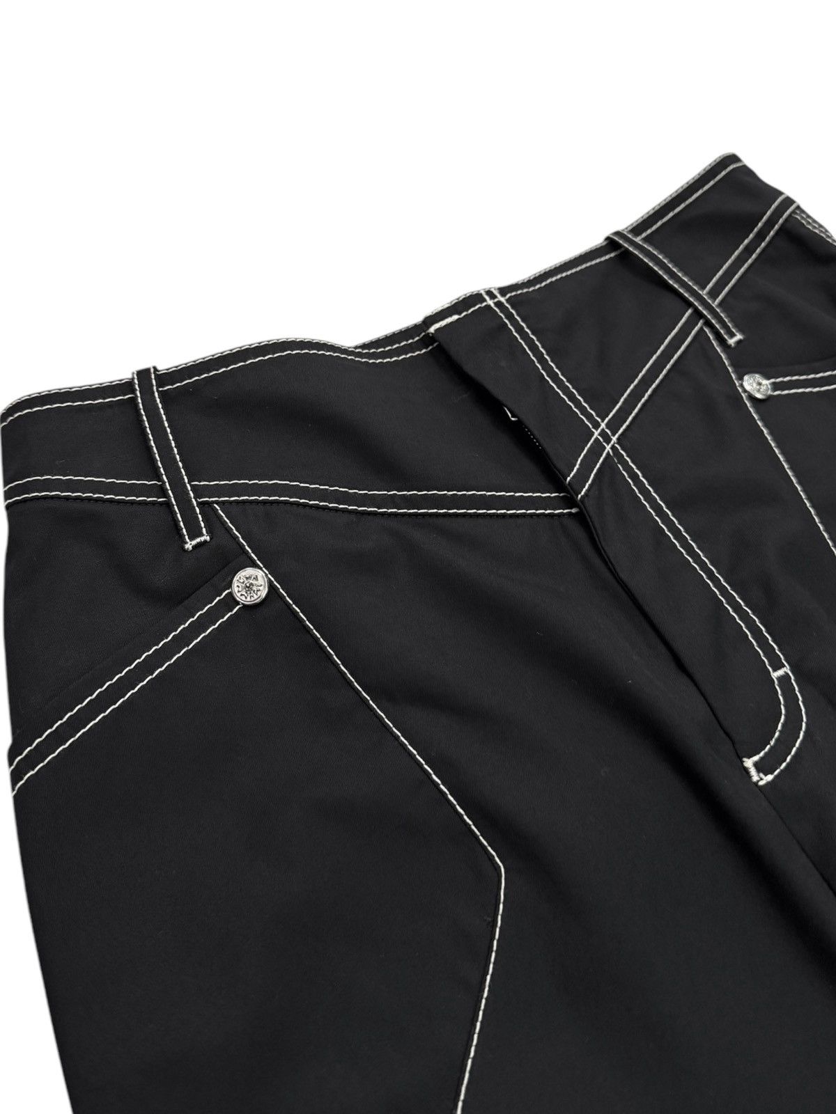 Kiko Kostadinov 2023 Runway Black Bran Carpenter Trouser Size 26" / US 2 / IT 38 - 8 Thumbnail