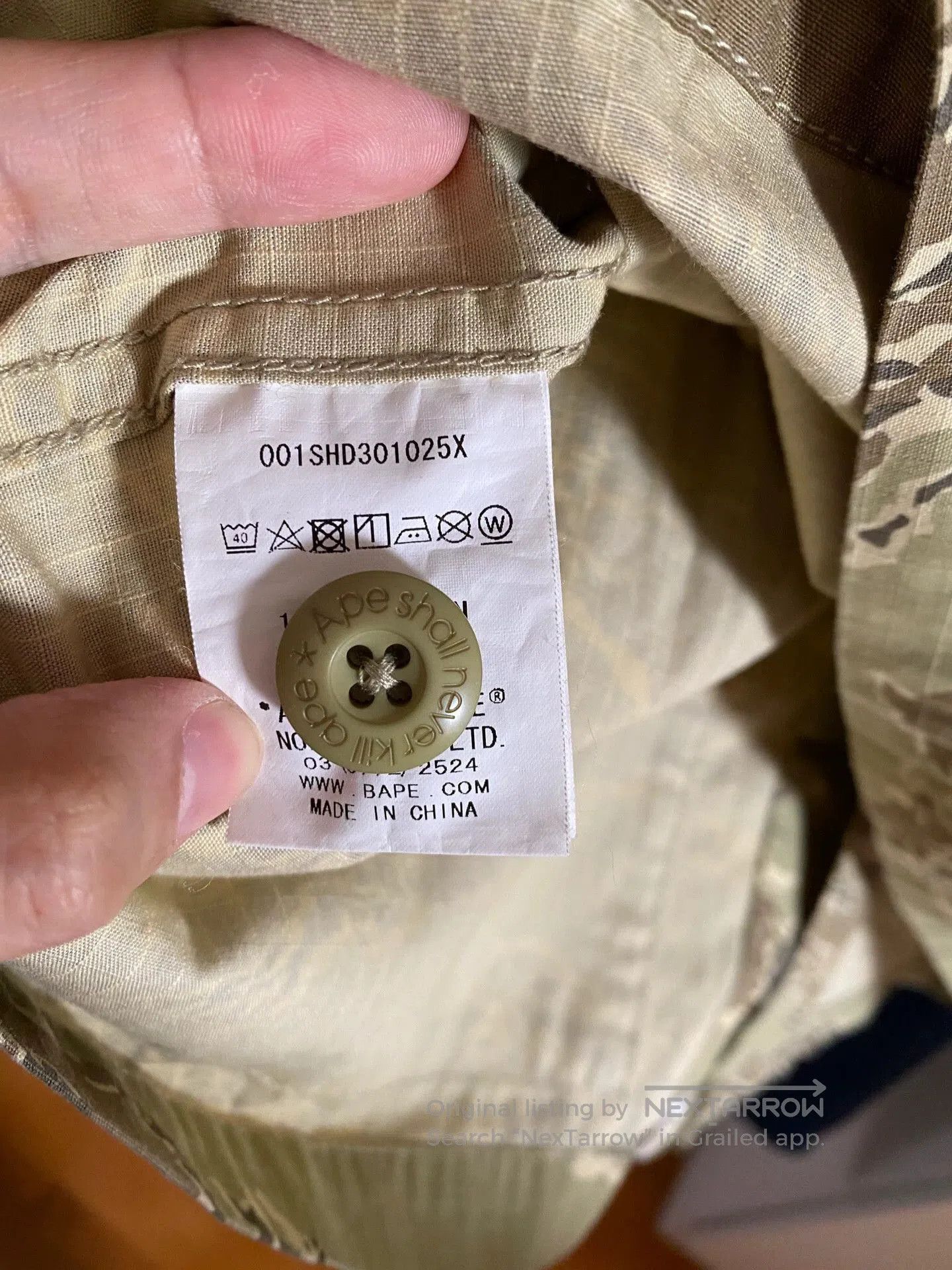 Bape BAPE Tiger Camo Military Shirt 17SS. Size US L / EU 52-54 / 3 - 5 Thumbnail