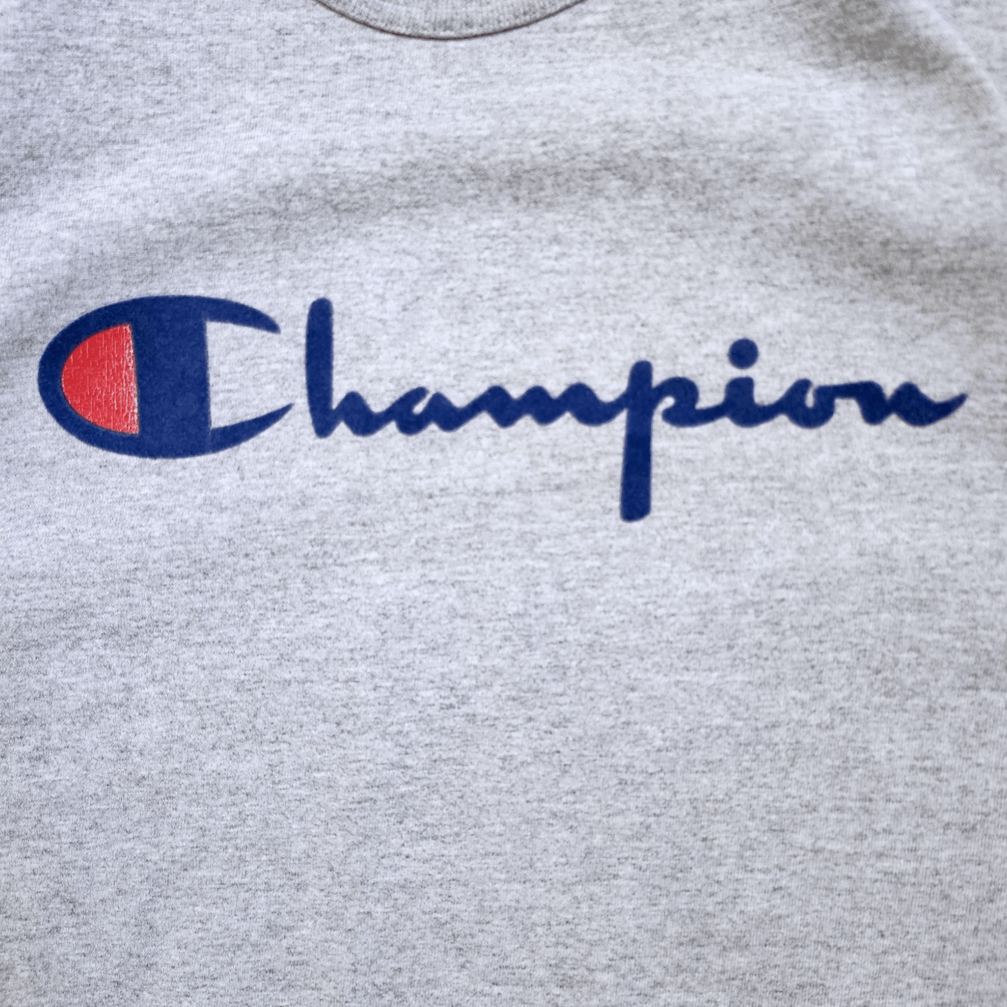 Champion Champion custom t-shirt grey-red, size XL, like new Size US XL / EU 56 / 4 - 2 Thumbnail