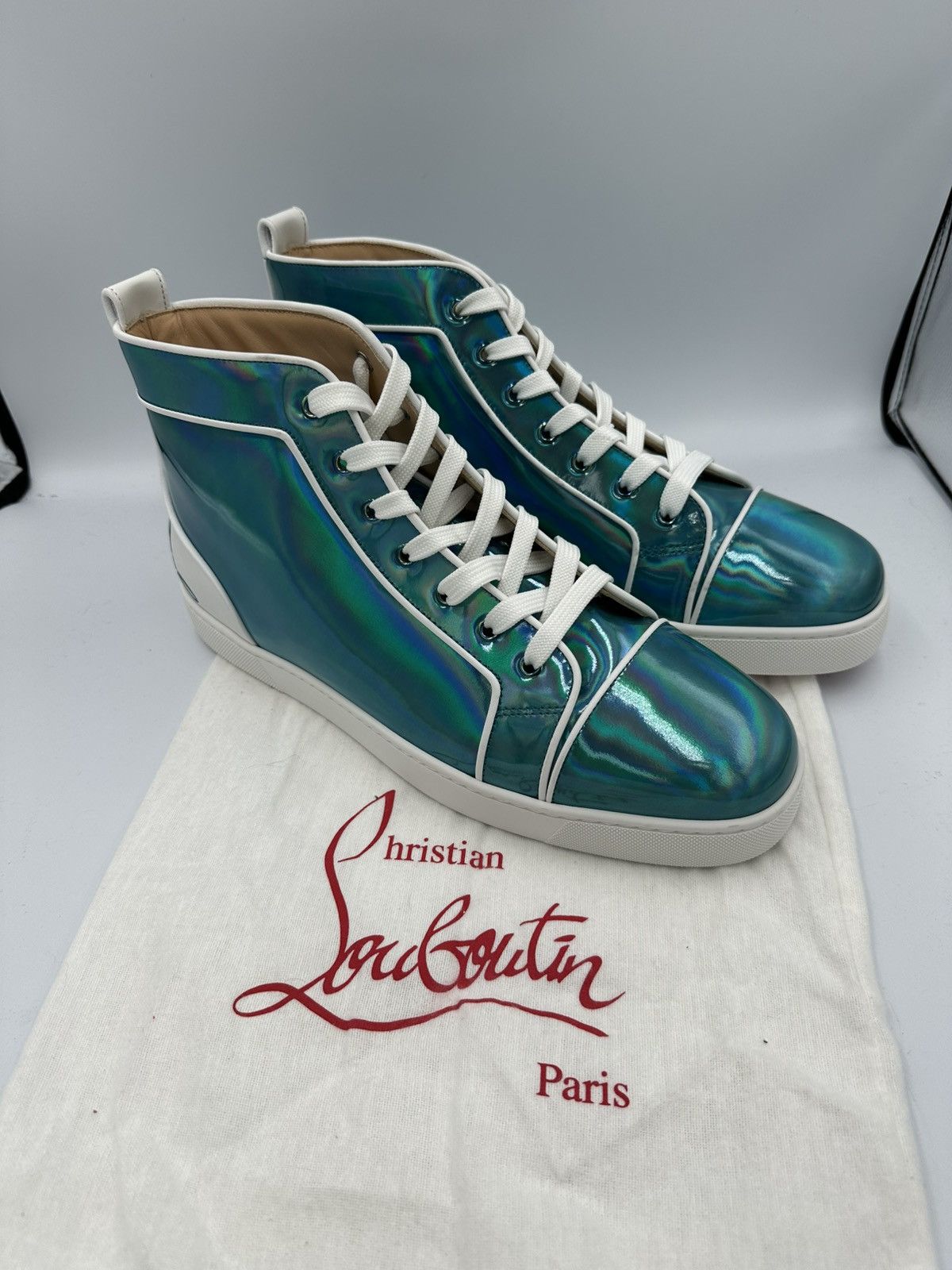 Christian Louboutin Christian Louboutin High Top Sneakers Size US 13 / EU 46 - 1 Thumbnail