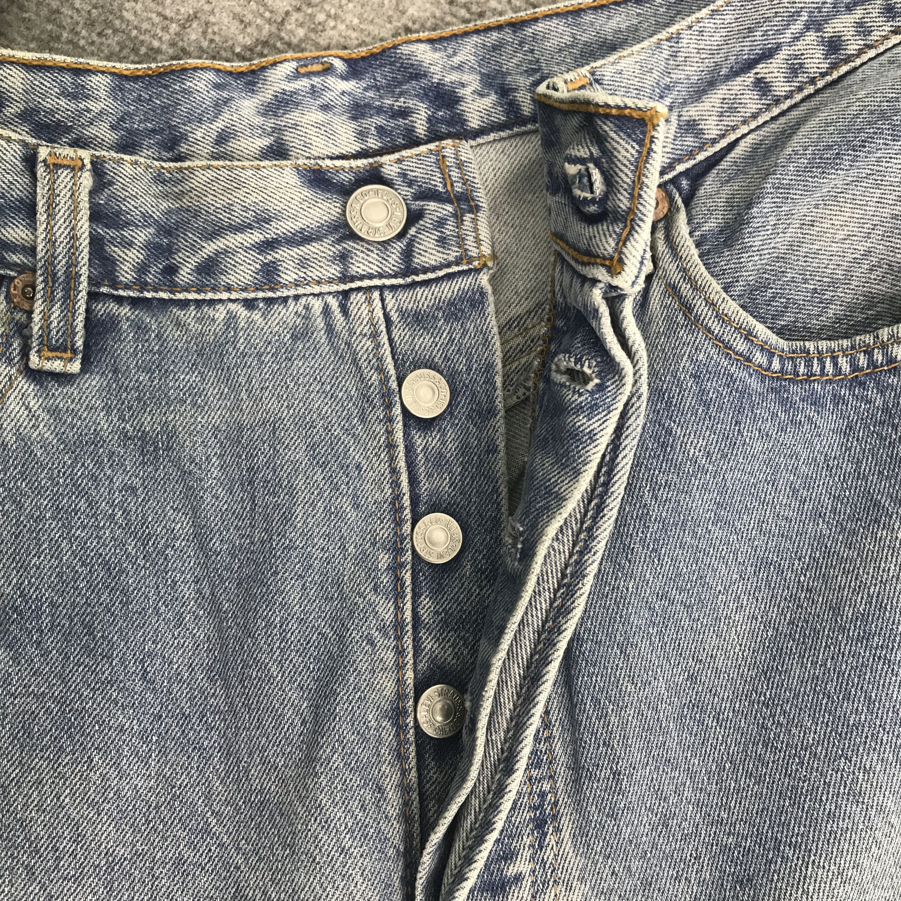 Levi's Rare levi's 501 distressed denim Jeans Size US 34 / EU 50 - 12 Thumbnail
