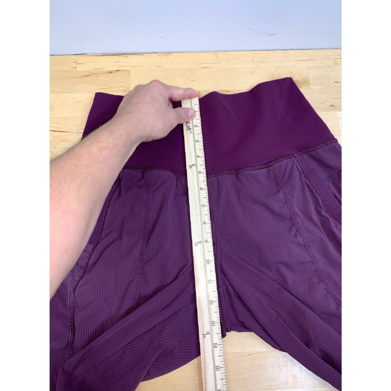 Lululemon Lululemon Pants Womens 8 Purple Cropped Activewear Casual Travel Size 30" / US 8 / IT 44 - 5 Thumbnail