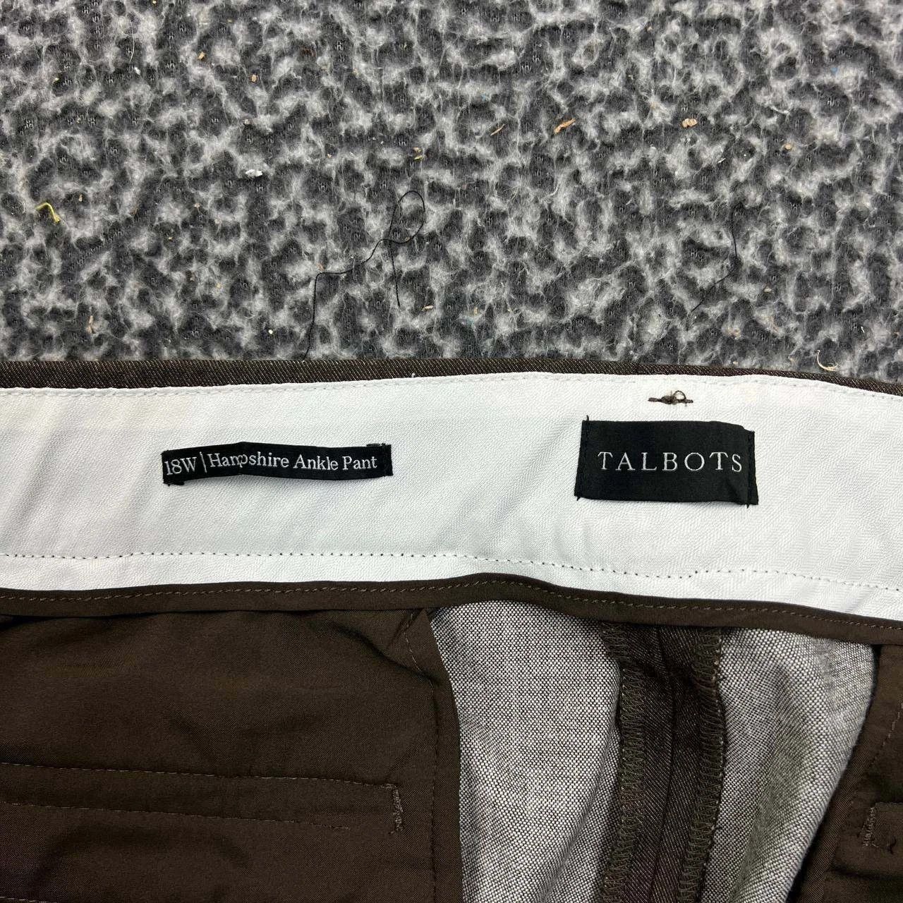 Talbots Talbots Hampshire Ankle Pants 18W Straight Flat Front 42x29 Size 42" / US 20 - 6 Thumbnail