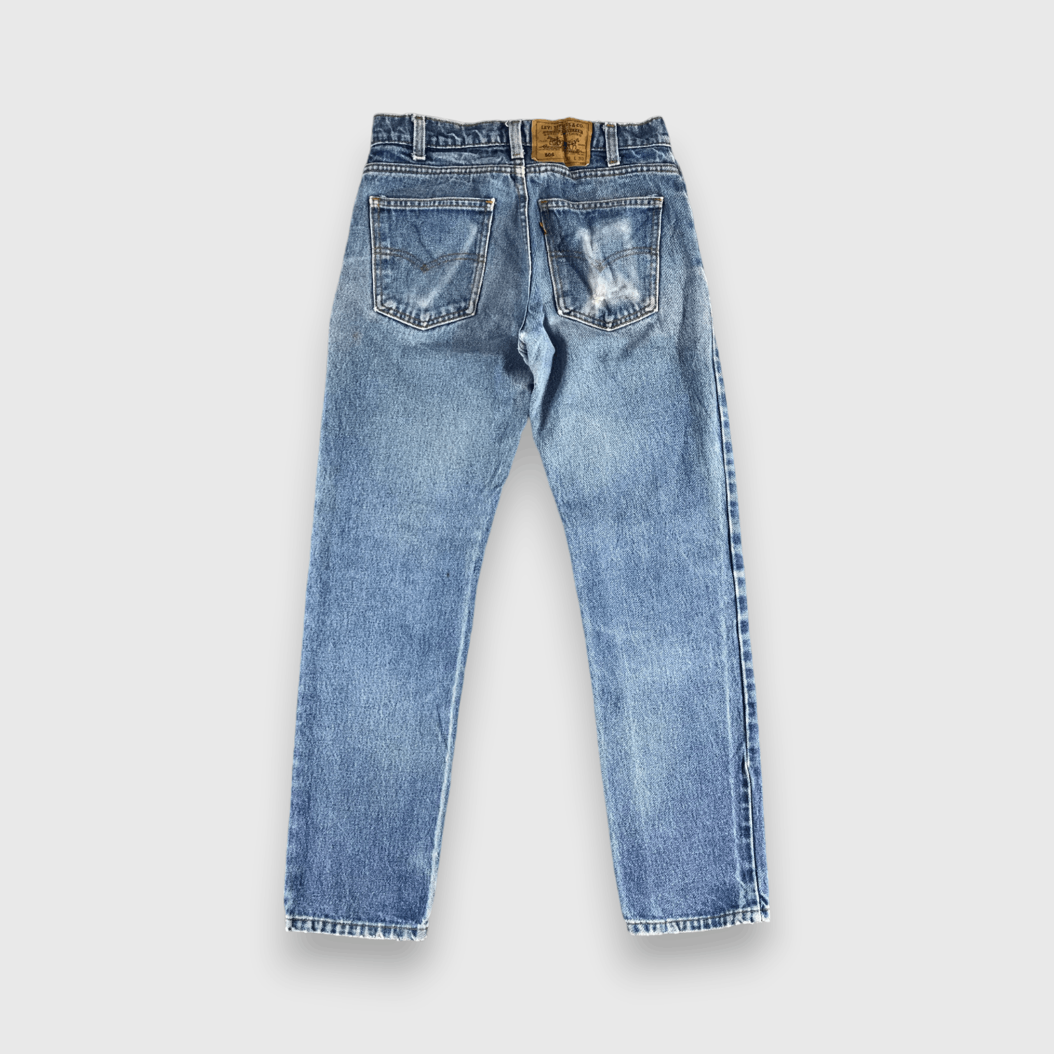 Levi's Vintage 90s Levis 506 Orange Tab Jeans-J397 Size US 29 - 2 Thumbnail