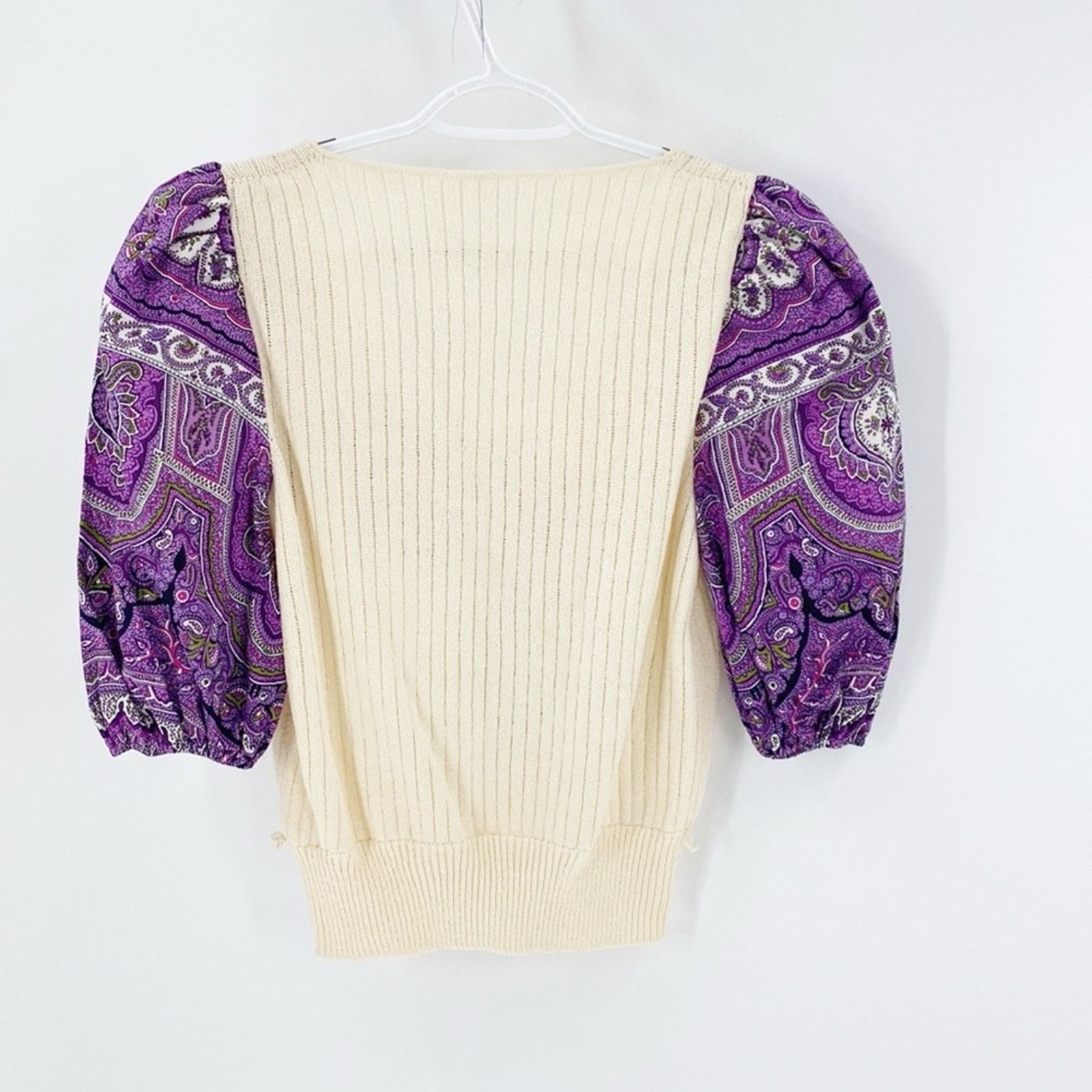 Homemade Homemade retro top & culottes puff half sleeves wide leg Size 26" / US 2 / IT 38 - 3 Thumbnail