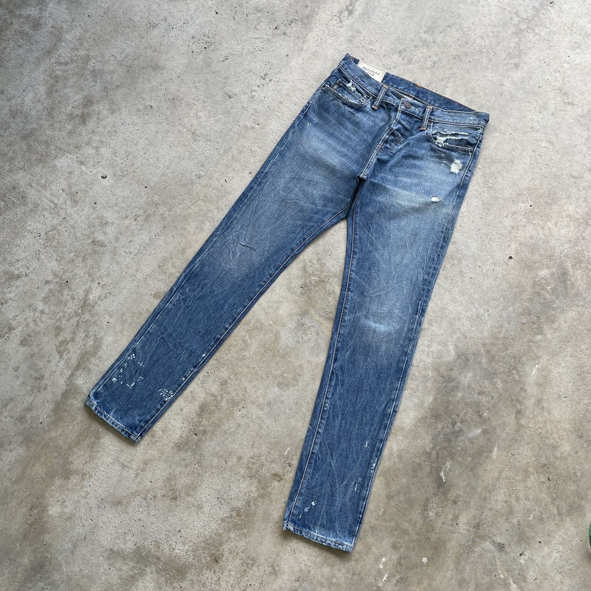 Abercrombie & Fitch Vintage Ambercrombie & Fitch Skinny Jeans Pants Denim W32 Size US 32 / EU 48 - 2 Thumbnail