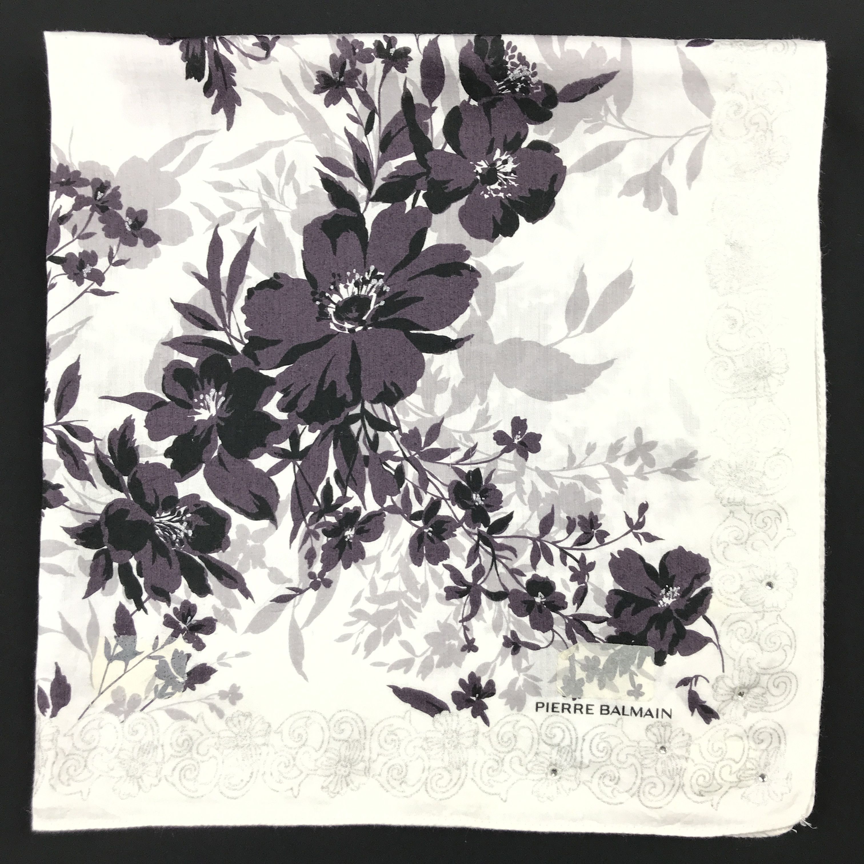 Designer × Pierre Balmain × Vintage Vintage Pierre Balmain Bandana Neckerchief Handkerchief Size ONE SIZE - 2 Thumbnail