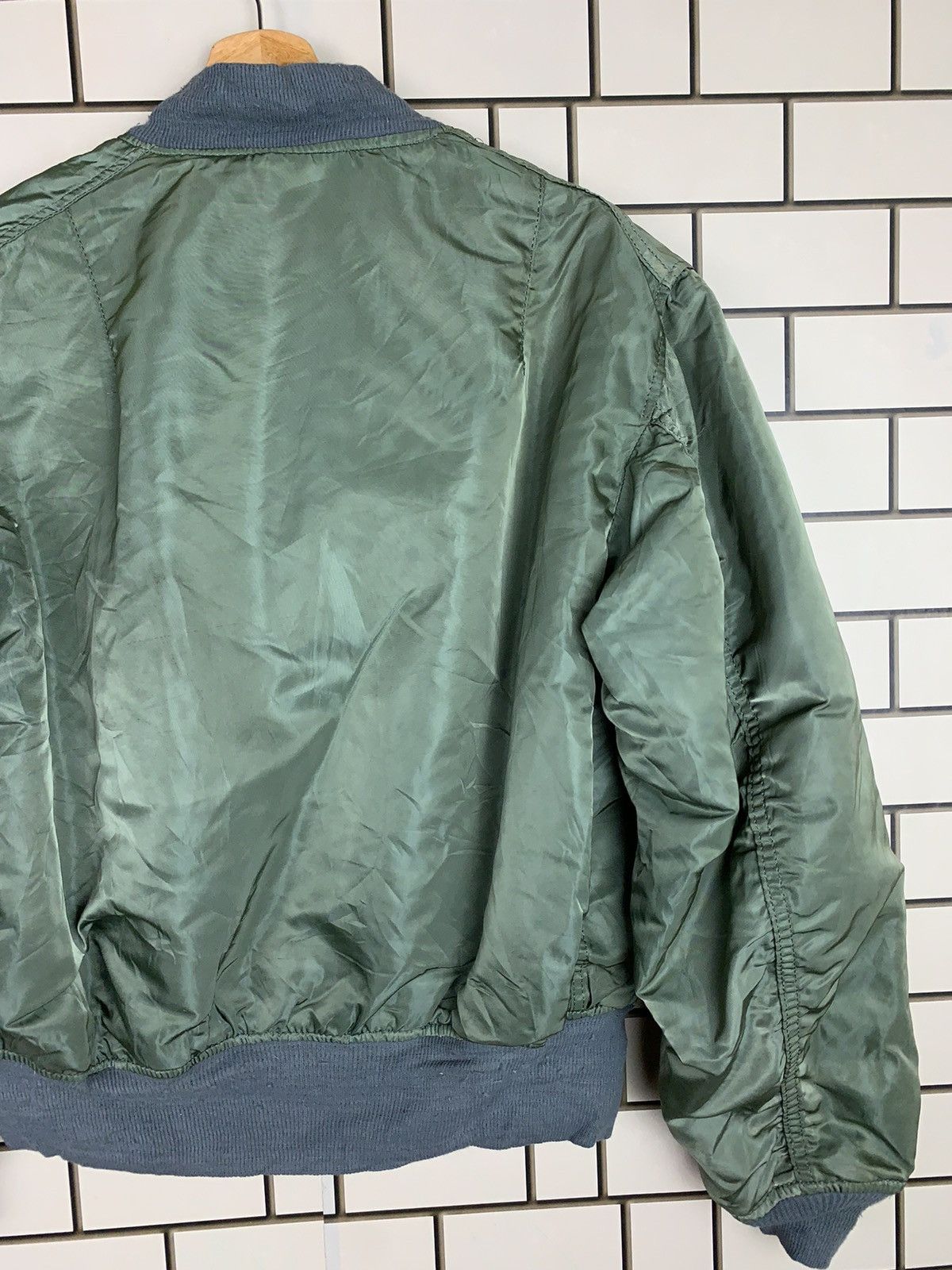 Alpha Industries × Vintage Vintage Military Alpha MA-1 Flyer Bomber Jacket Size US L / EU 52-54 / 3 - 16 Thumbnail