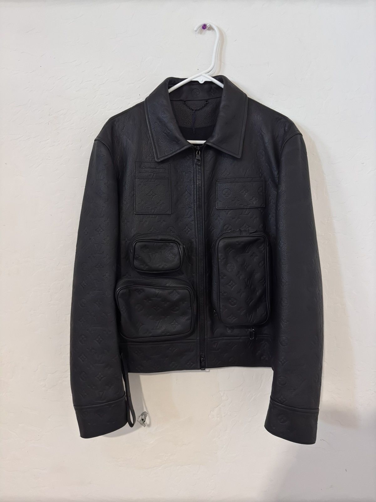 Louis Vuitton virgil louis vuitton leather jacket Size US L / EU 52-54 / 3 - 1 Thumbnail