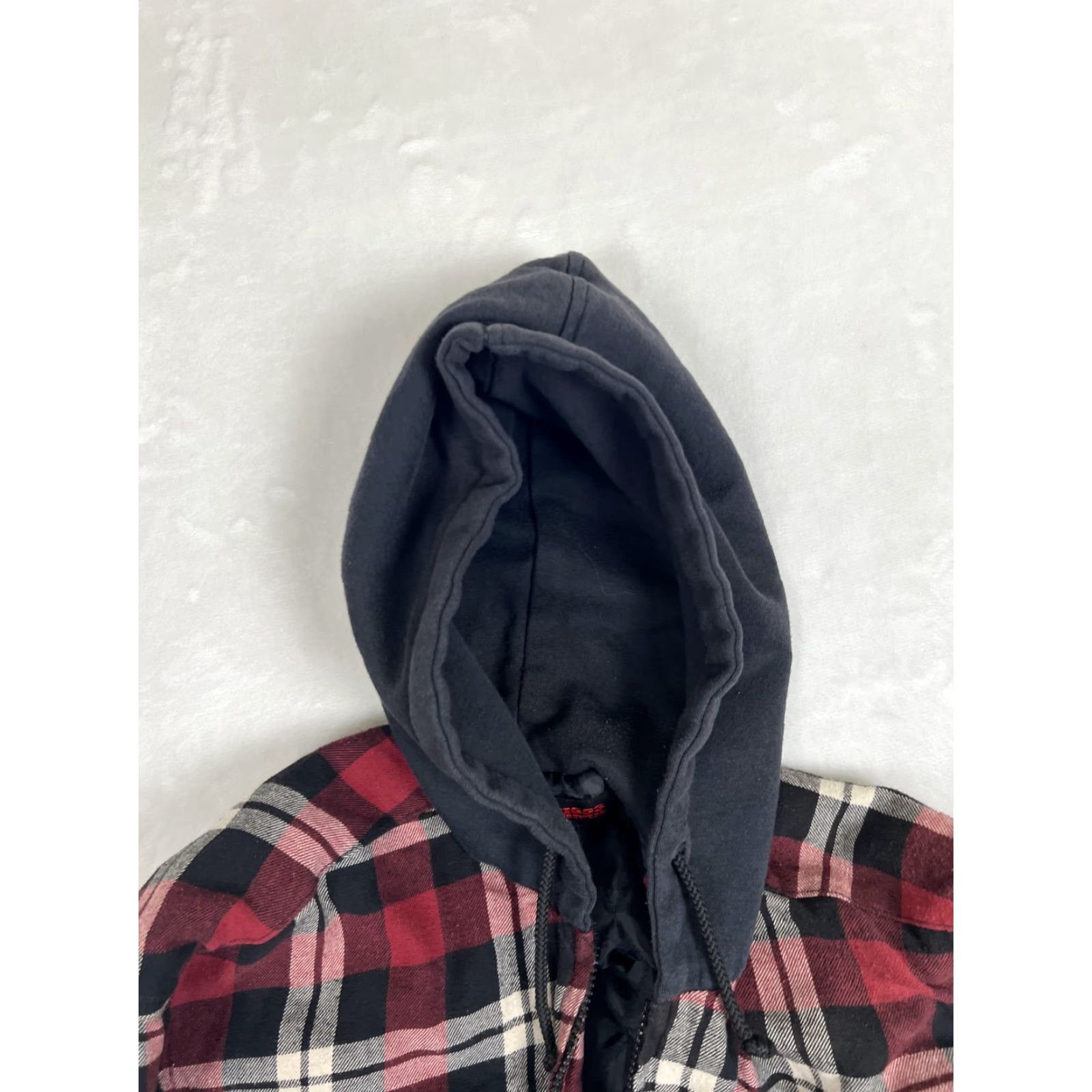 Wrangler VTG Wrangler Riggs Workwear Jacket Mens M Red Plaid Hooded Quilted Shacket Size US M / EU 48-50 / 2 - 3 Thumbnail