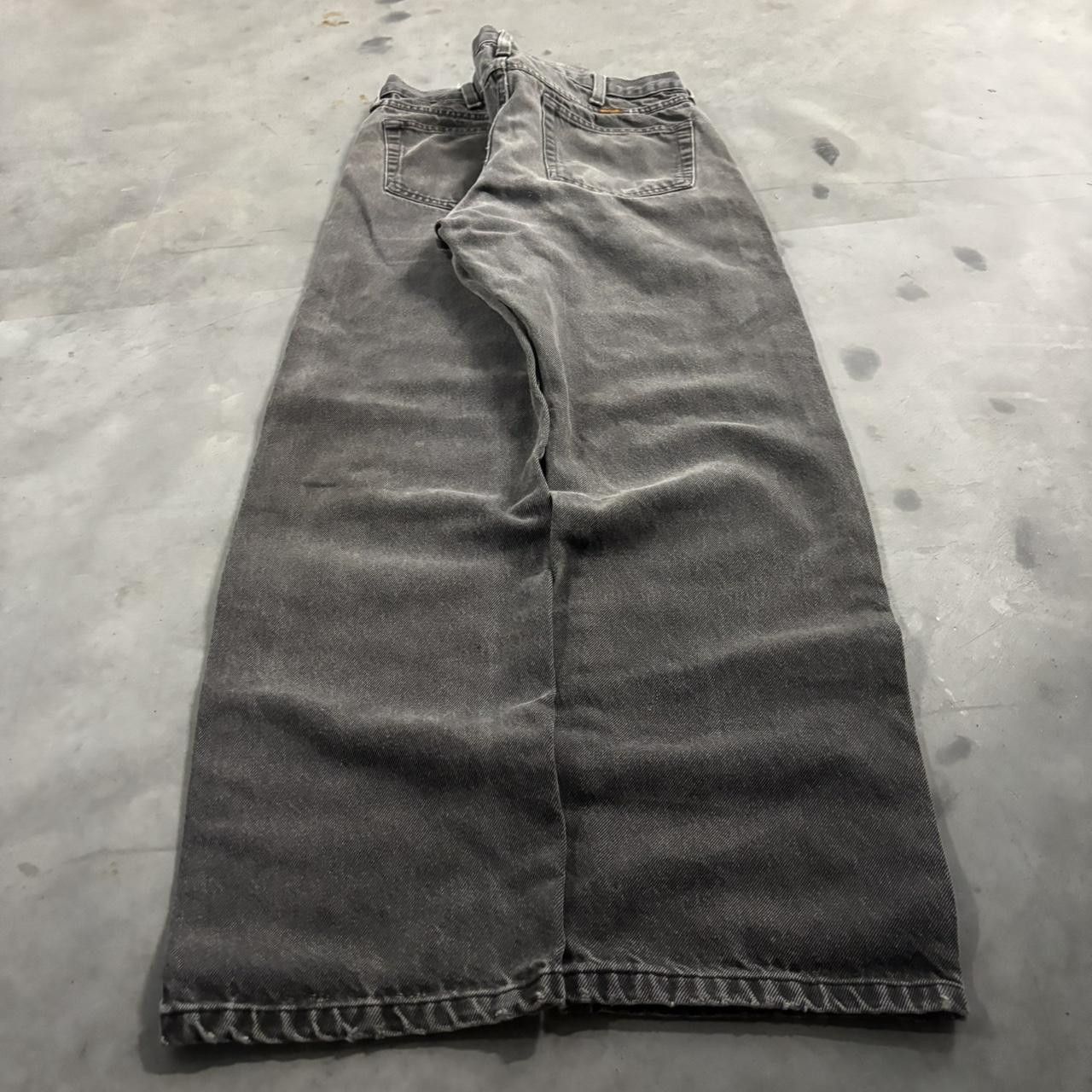 Vintage Crazy Vintage Y2K/2000s Grunge Faded Black Denim Jeans! 33x30 Size US 33 - 4 Thumbnail