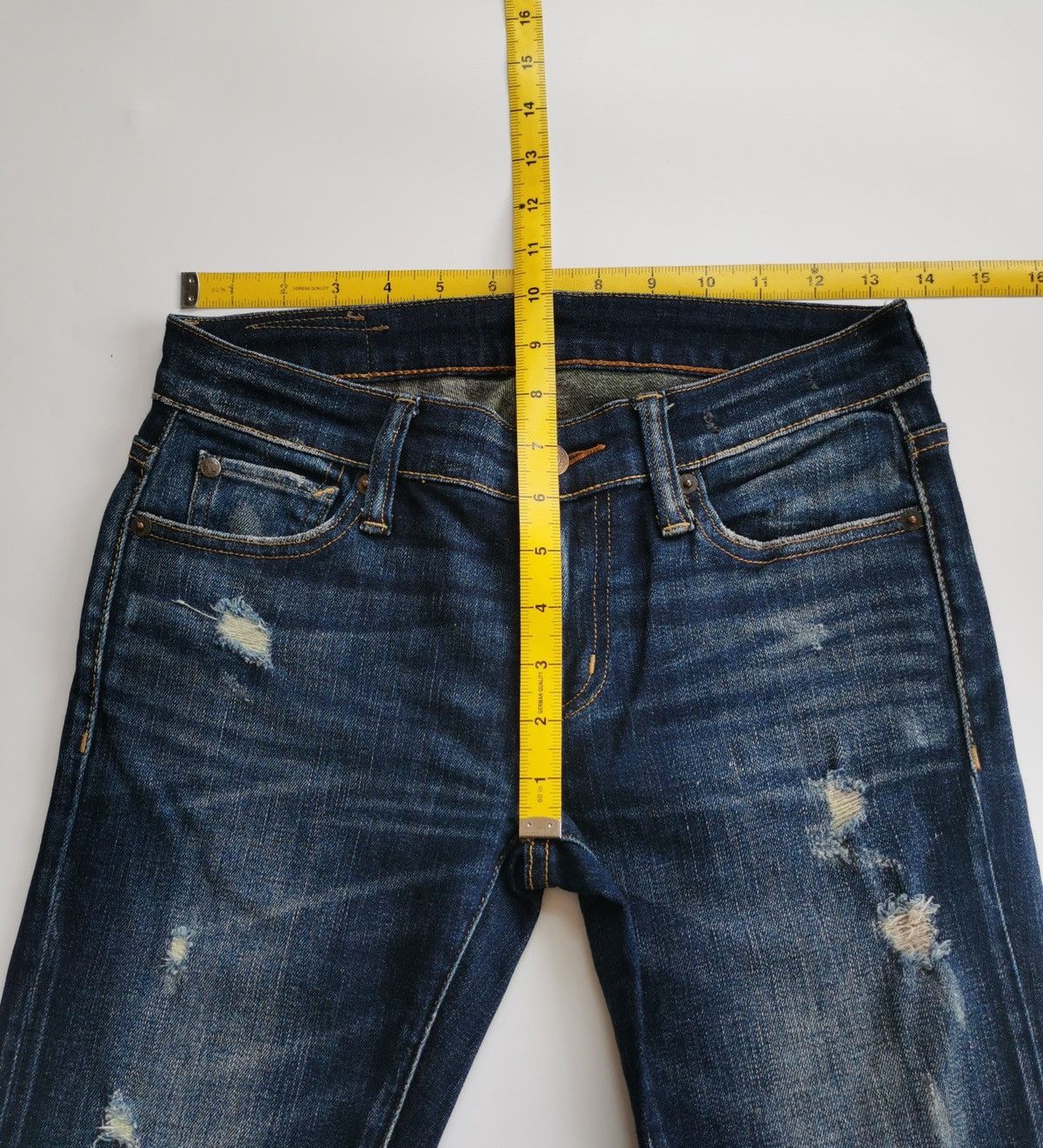 Ralph Lauren Ralph Lauren Skinny Distressed Jeans Size US 27 - 10 Thumbnail