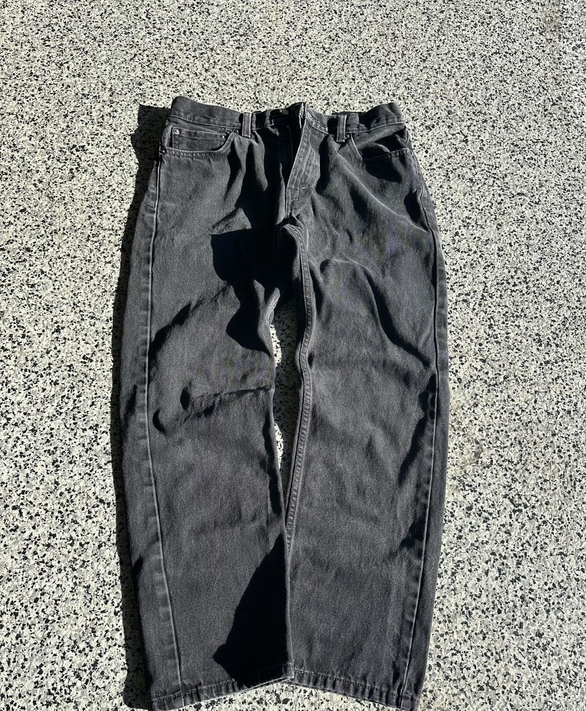 Levi's Black Levi’s 505 Denim Jeans Size US 33 - 2 Thumbnail