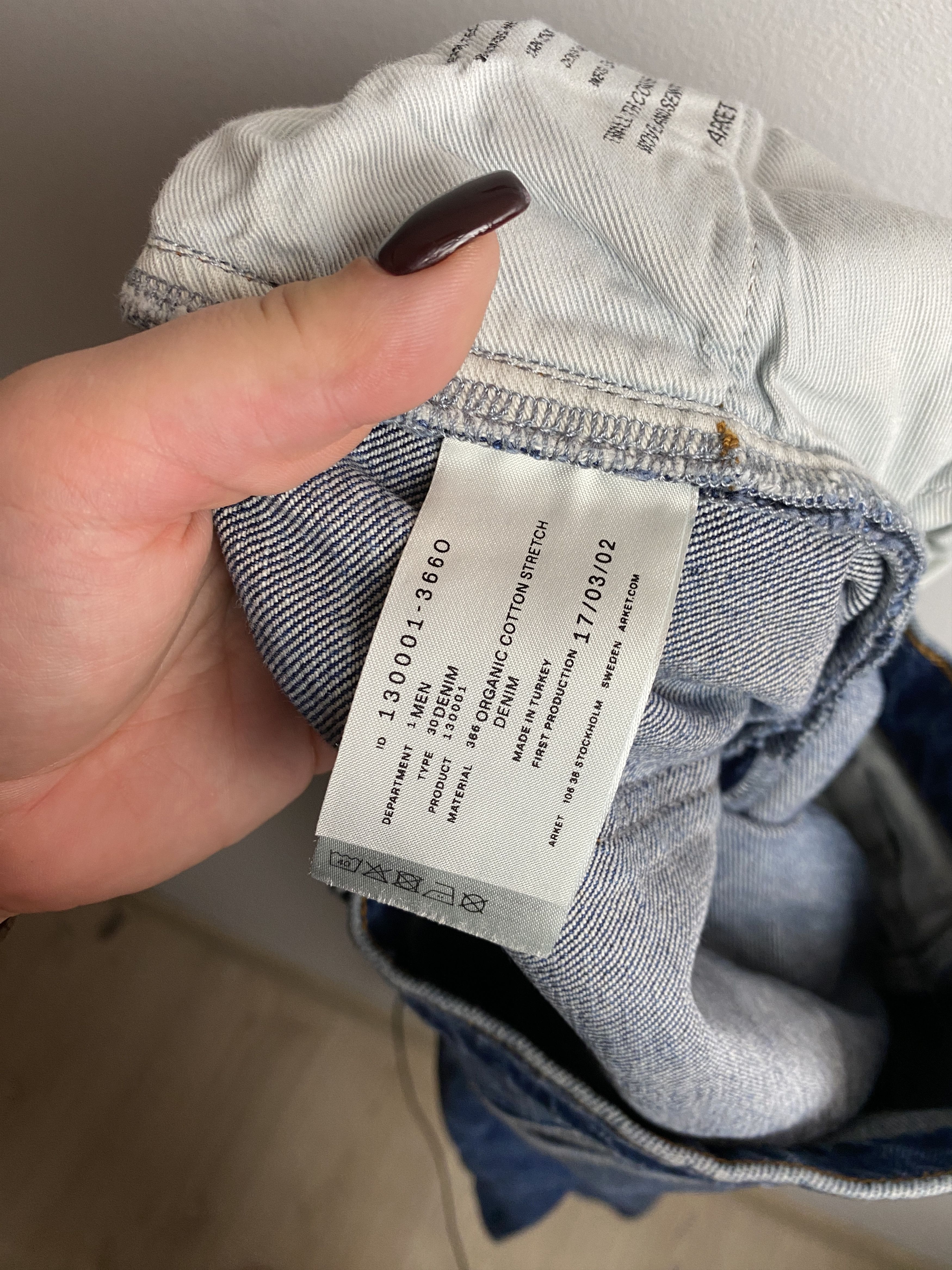 Arket Arket Slim Stretch denim jeans pants Size US 30 / EU 46 - 5 Thumbnail