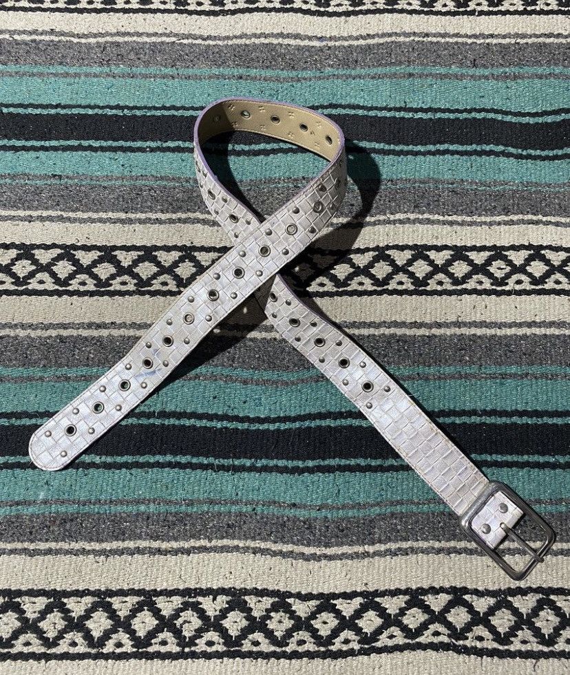 Japanese Brand 2000s Unknown - Studded Pattern Belt Size ONE SIZE - 1 Thumbnail