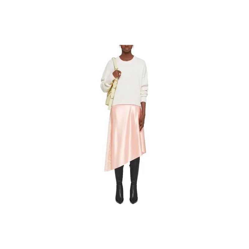 Givenchy o1w1db10325 Skirt With Lace Details in Rose Size 28" / US 6 / IT 42 - 2 Thumbnail