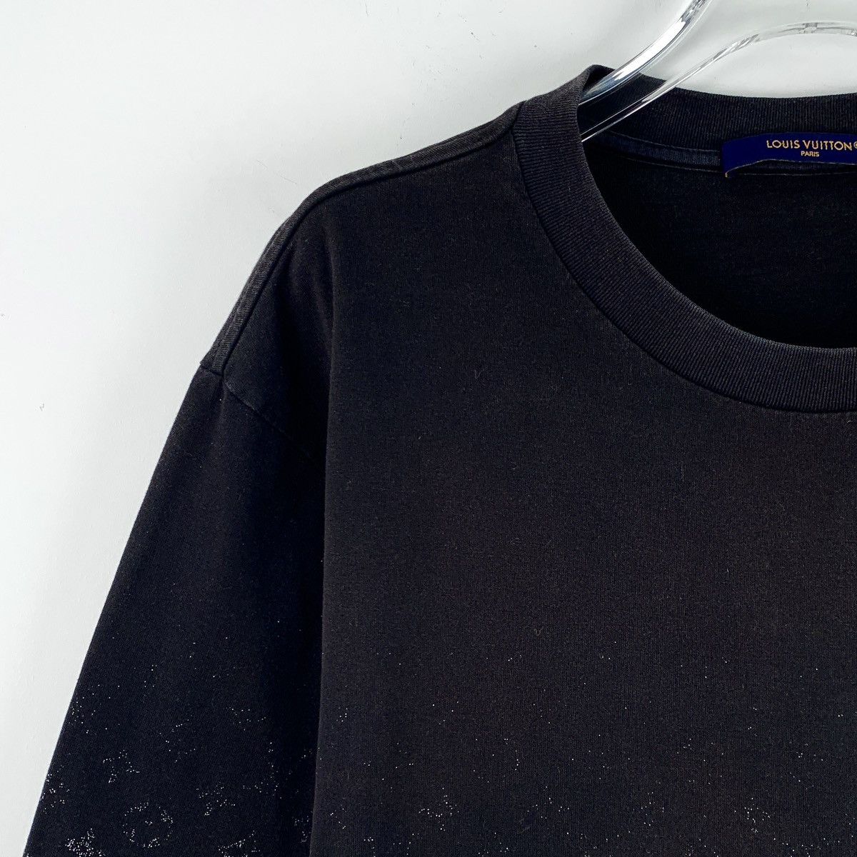 Louis Vuitton Louis Vuitton 23 collection Black Logo Gradient T-Shirt Size US XL / EU 56 / 4 - 3 Thumbnail