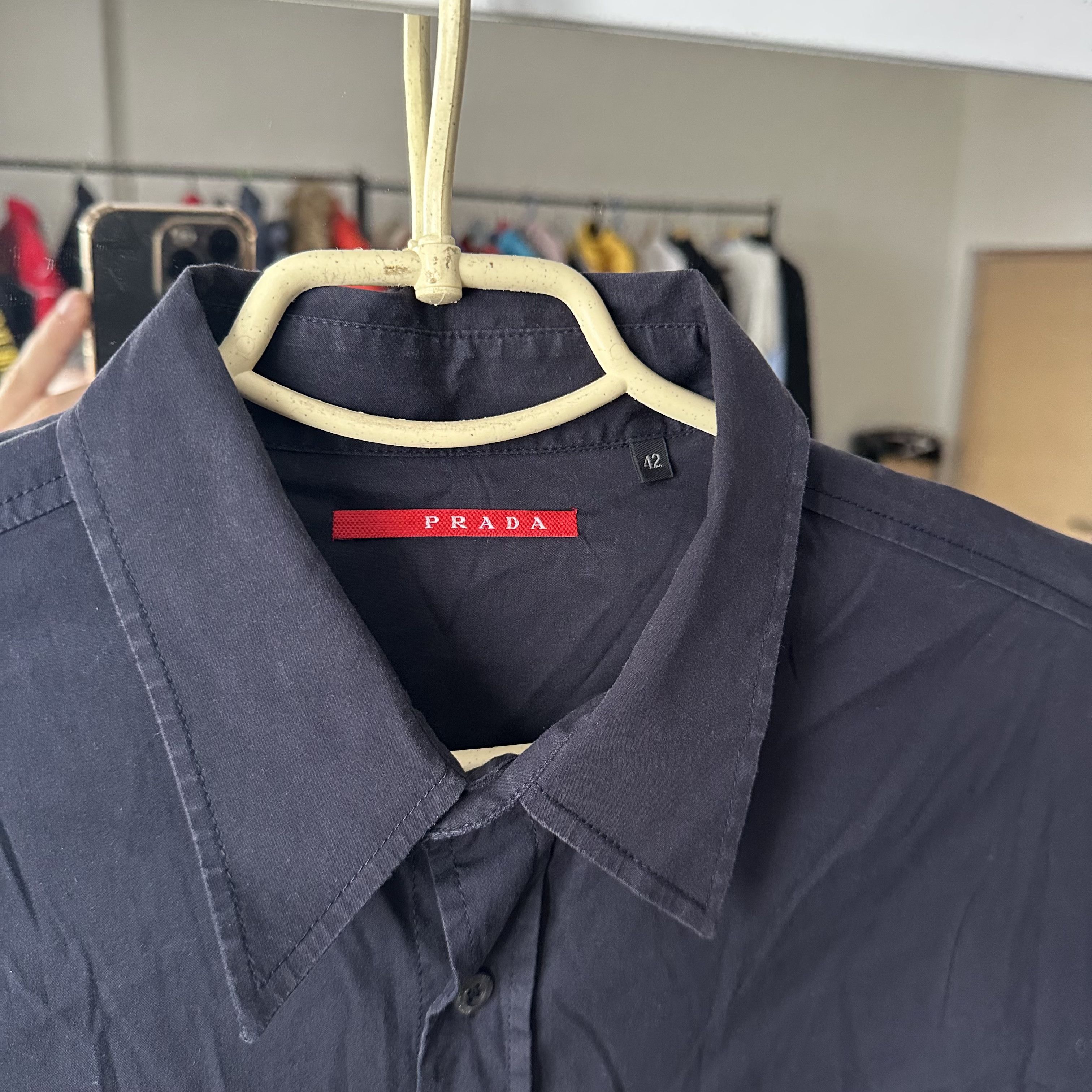 Prada Prada Vintage Classic Shirt Size US L / EU 52-54 / 3 - 4 Thumbnail