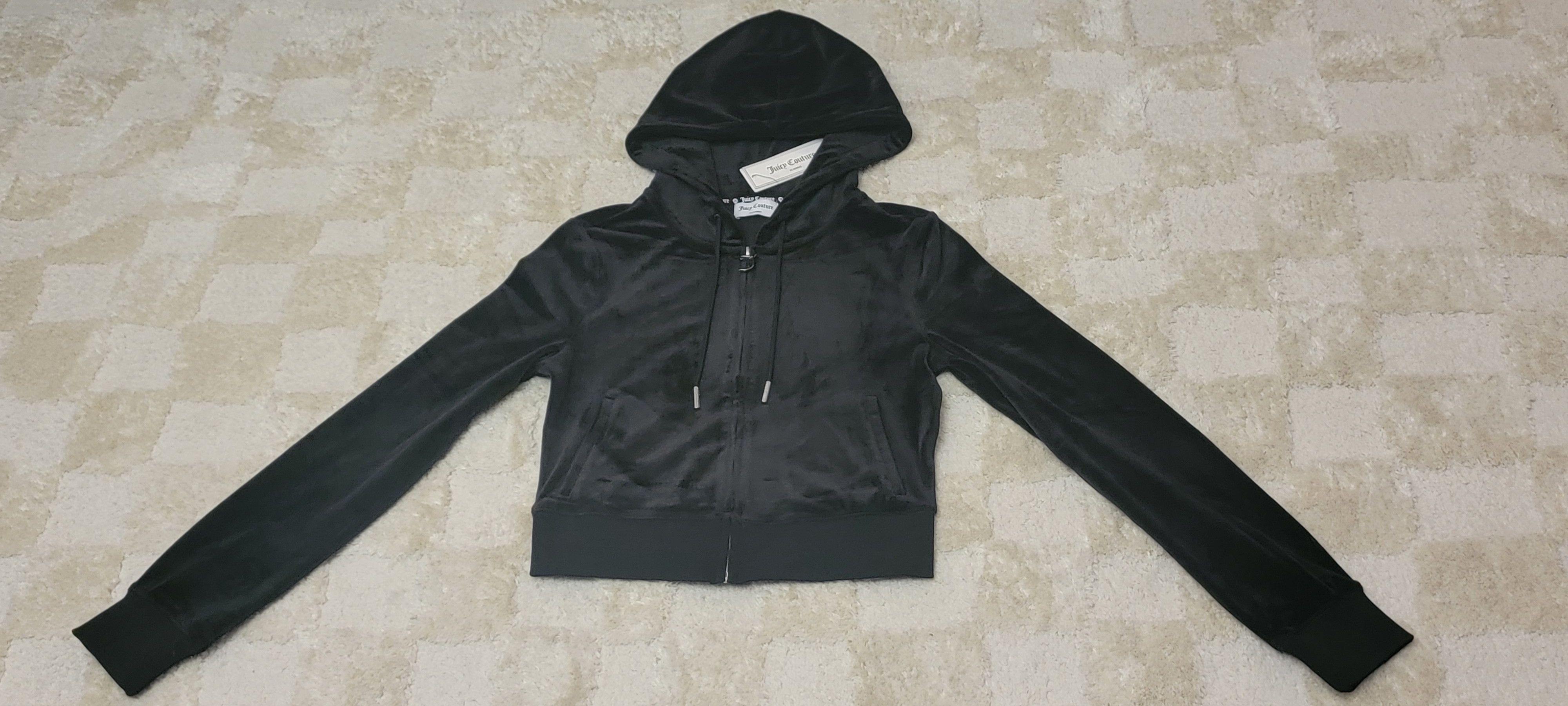 Juicy Couture OG Big Bling Velour Hoodie Size S / US 4 / IT 40 - 1 Thumbnail