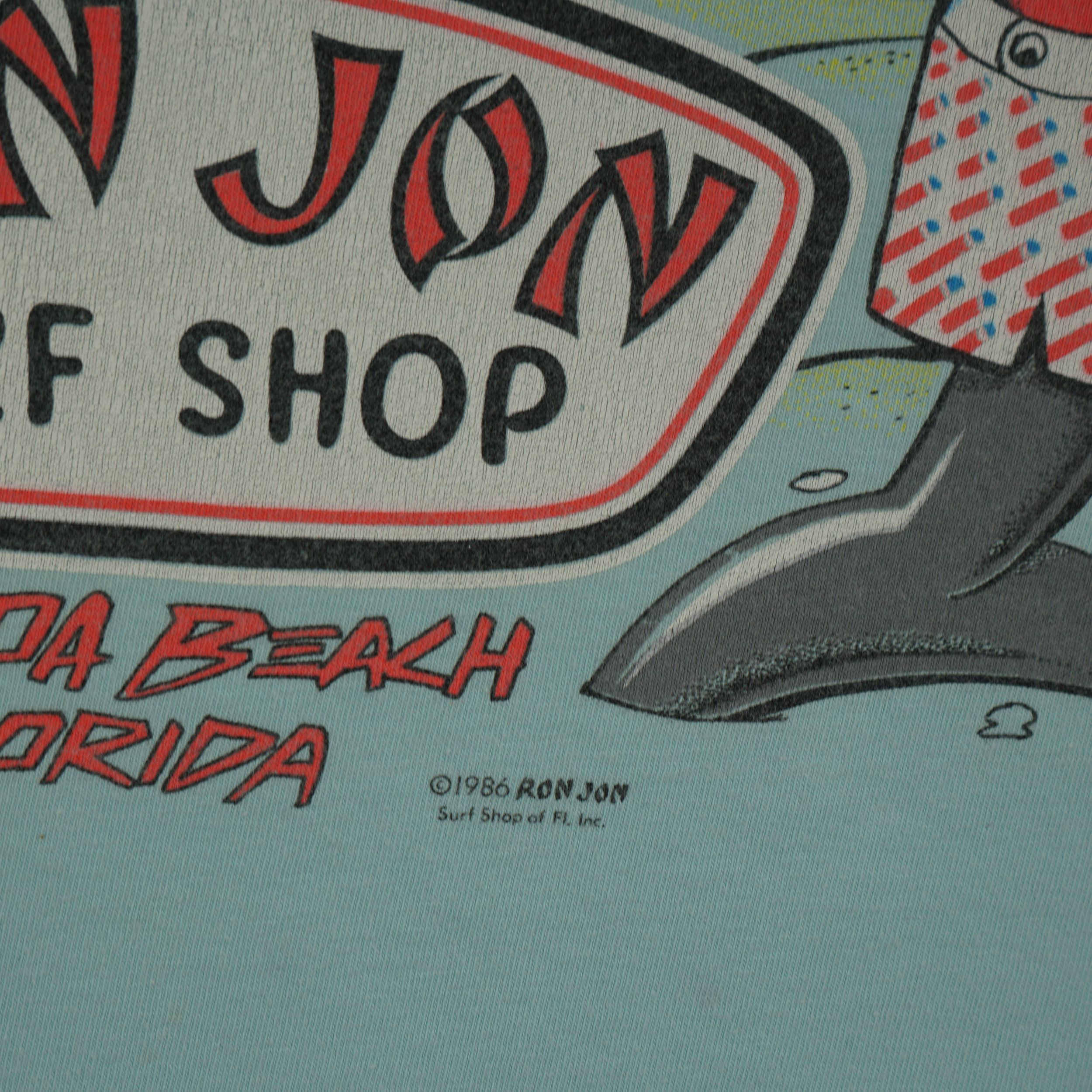 Ron Jon Surf Shop × Vintage Vintage 1986 Ron Jon Surf Shop T-Shirt Size US M / EU 48-50 / 2 - 5 Thumbnail
