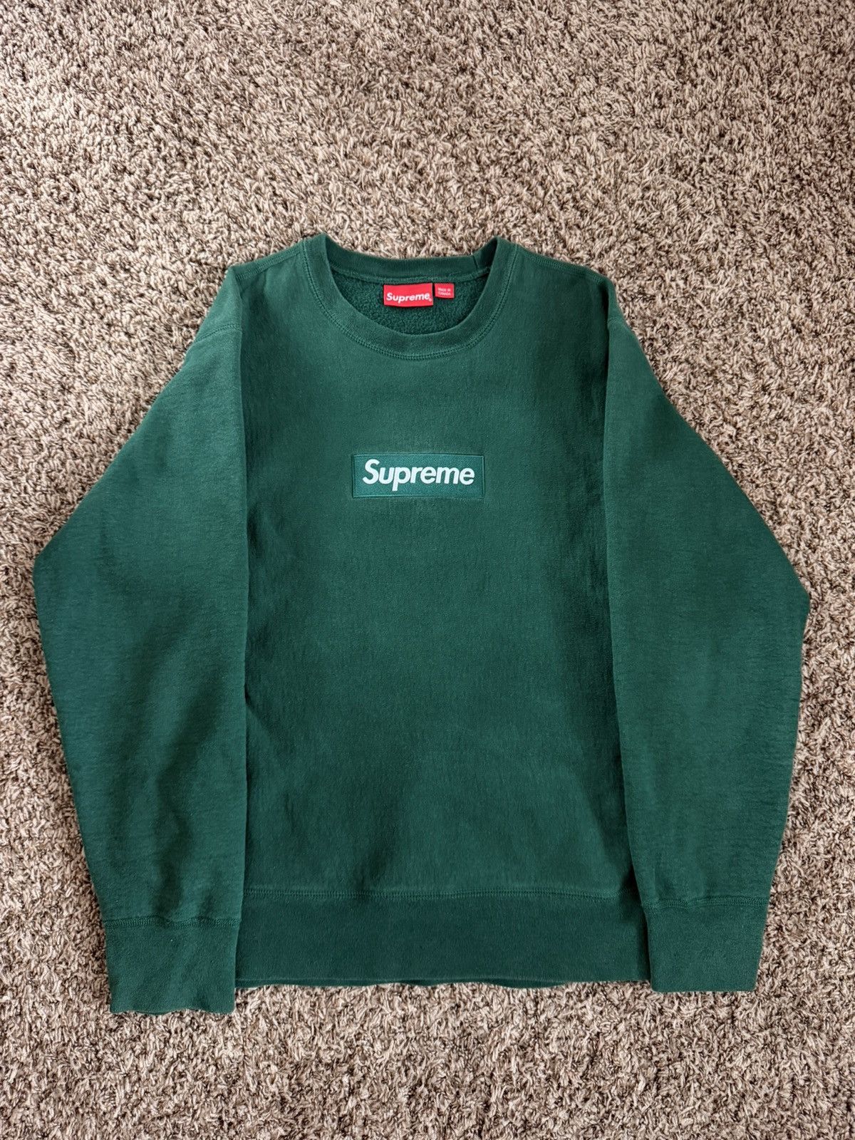 Supreme supreme box logo crewneck fw18 Size US M / EU 48-50 / 2 - 1 Thumbnail