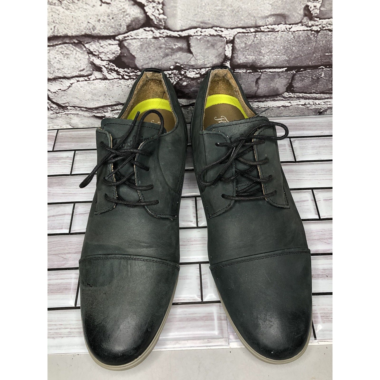 Florsheim Florsheim Blue Leather Cap Toe Lace Up Oxfords Casual Shoes Size US 12 / EU 45 - 3 Thumbnail