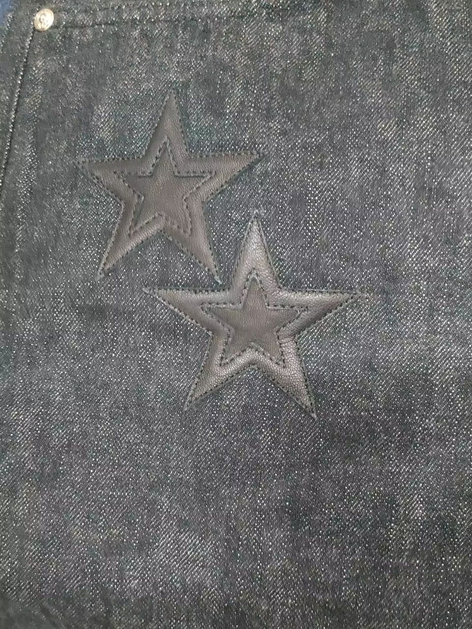 Chrome Hearts Chrome Hearts Black Star Patch Flame Knee Cargo Pants Size US 34 / EU 50 - 7 Thumbnail