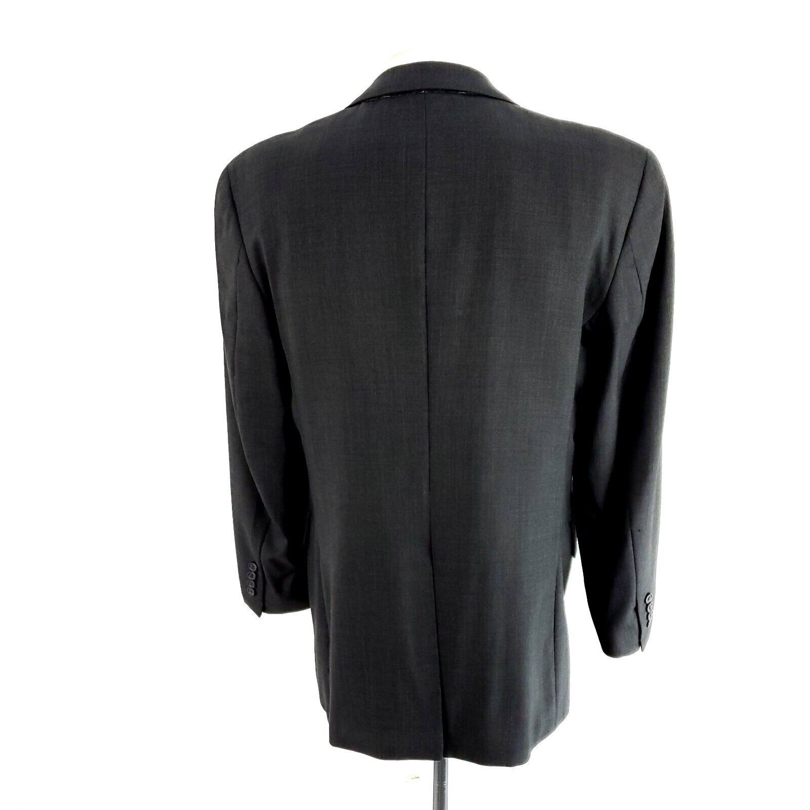 Jos. A. Bank Jos A Bank Wool 2 Button Blazer 40R Gray Star Check Sport Co Size 40R - 5 Thumbnail