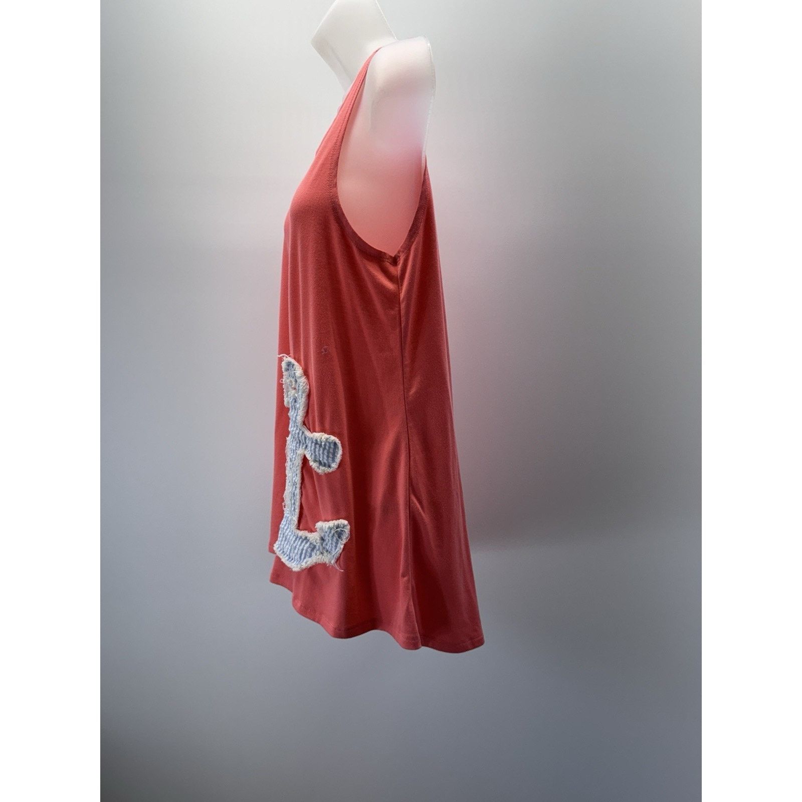 Other Lost Petal Linens Stitched Pink and Blue Anchor Women Size M Size M / US 6-8 / IT 42-44 - 4 Thumbnail