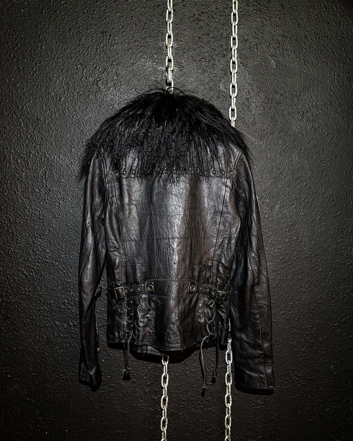 Share Spirit Homme Share Spirit - Goat leather rider jacket Size US S / EU 44-46 / 1 - 6 Thumbnail