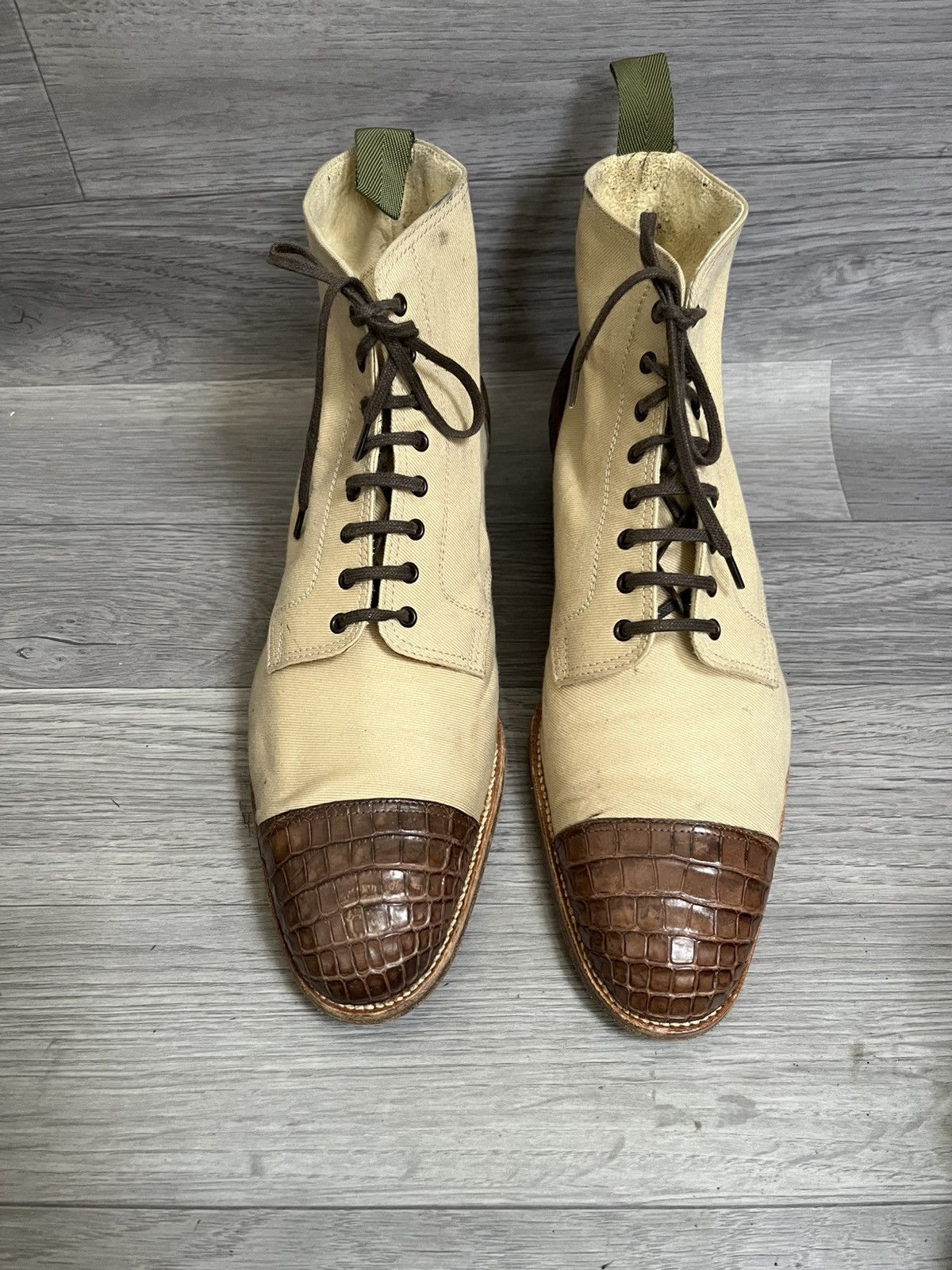 Saint Crispins Saint crispin Spectator boots croc leather boots sz 9.5 Size US 10.5 / EU 43-44 - 2 Thumbnail