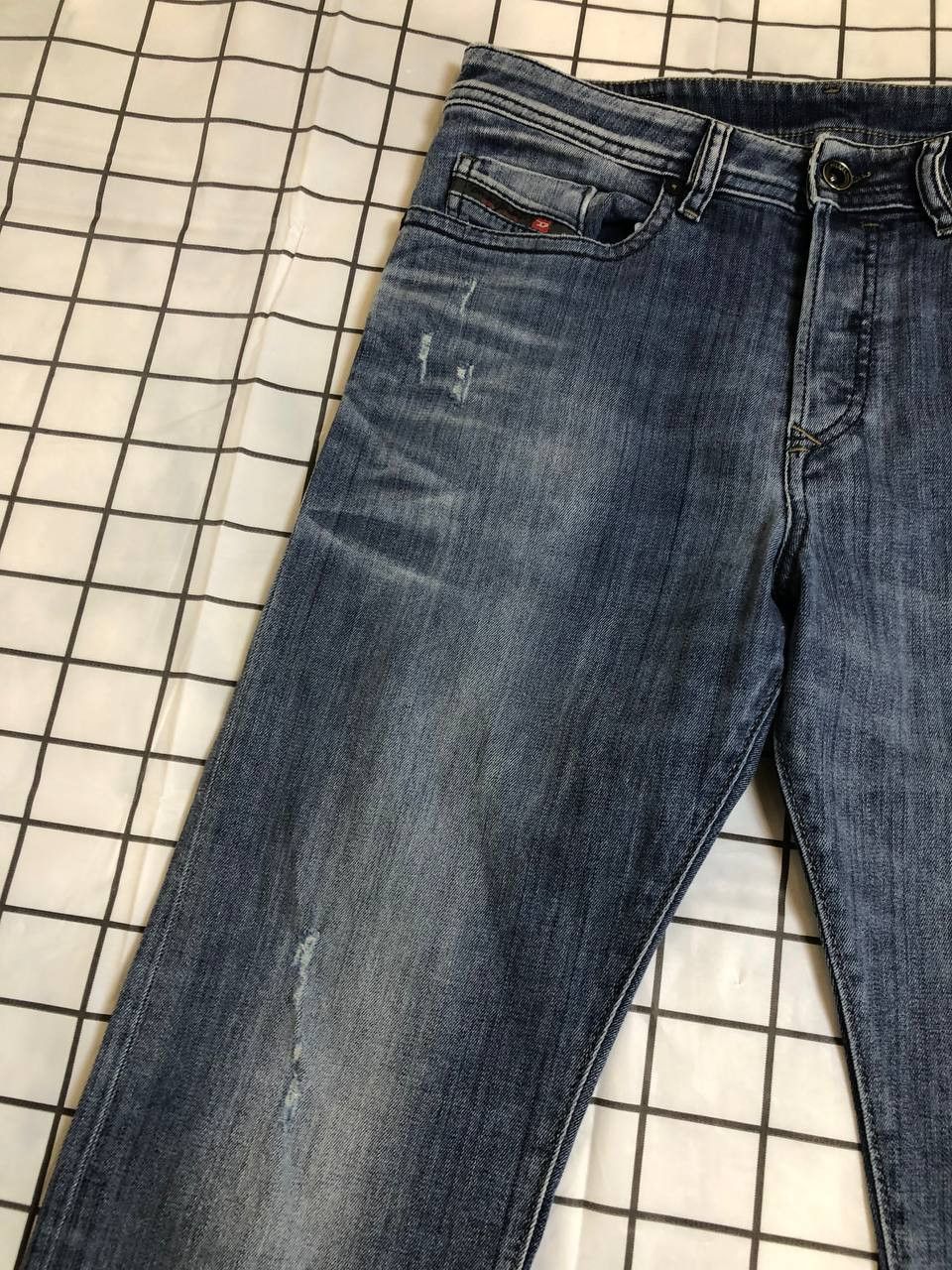 Diesel Diesel Mens Denim Jeans Blue Slim Fit Pants Trousers BNWOTS Size US 30 / EU 46 - 3 Thumbnail
