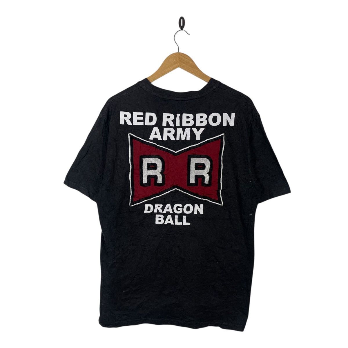 Vintage Dragon Ball Z Red Ribbon Army RR Logo Tee | Anime T-Shirt Size US XXL / EU 58 / 5 - 1 Thumbnail