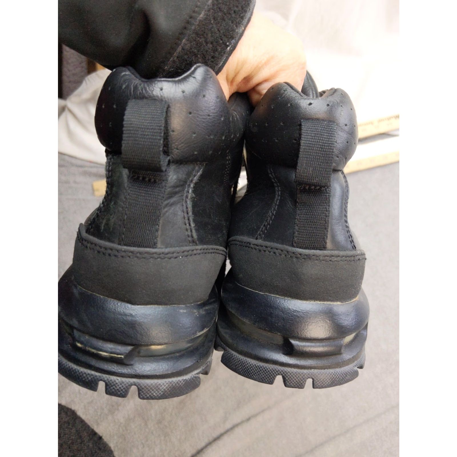 Nike Nike ACG Combat Hiking Boots Mens 9 Black Leather Zoom All-Trac Boots 42.5 365970-090 Size US 9 / EU 42 - 5 Thumbnail