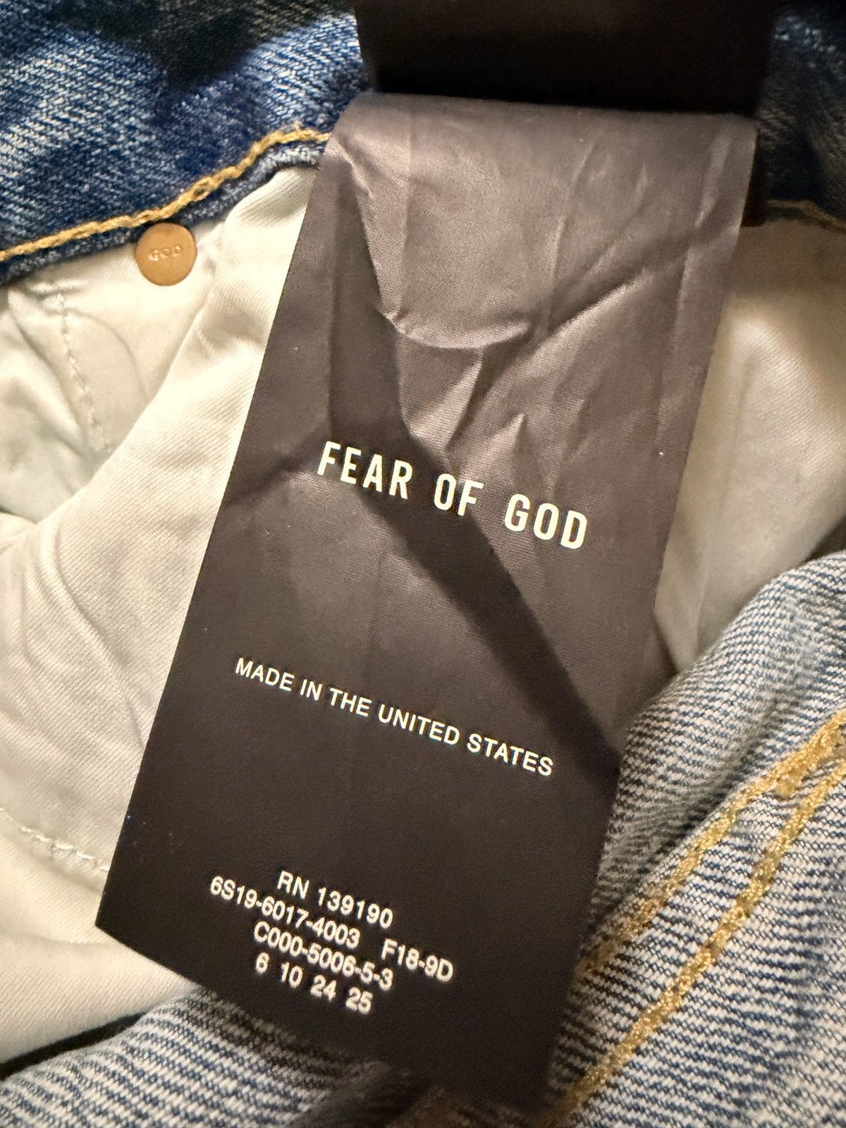 Fear of God Fear of god 6th collection skinny zipper denim jeans Size US 36 / EU 52 - 15 Thumbnail