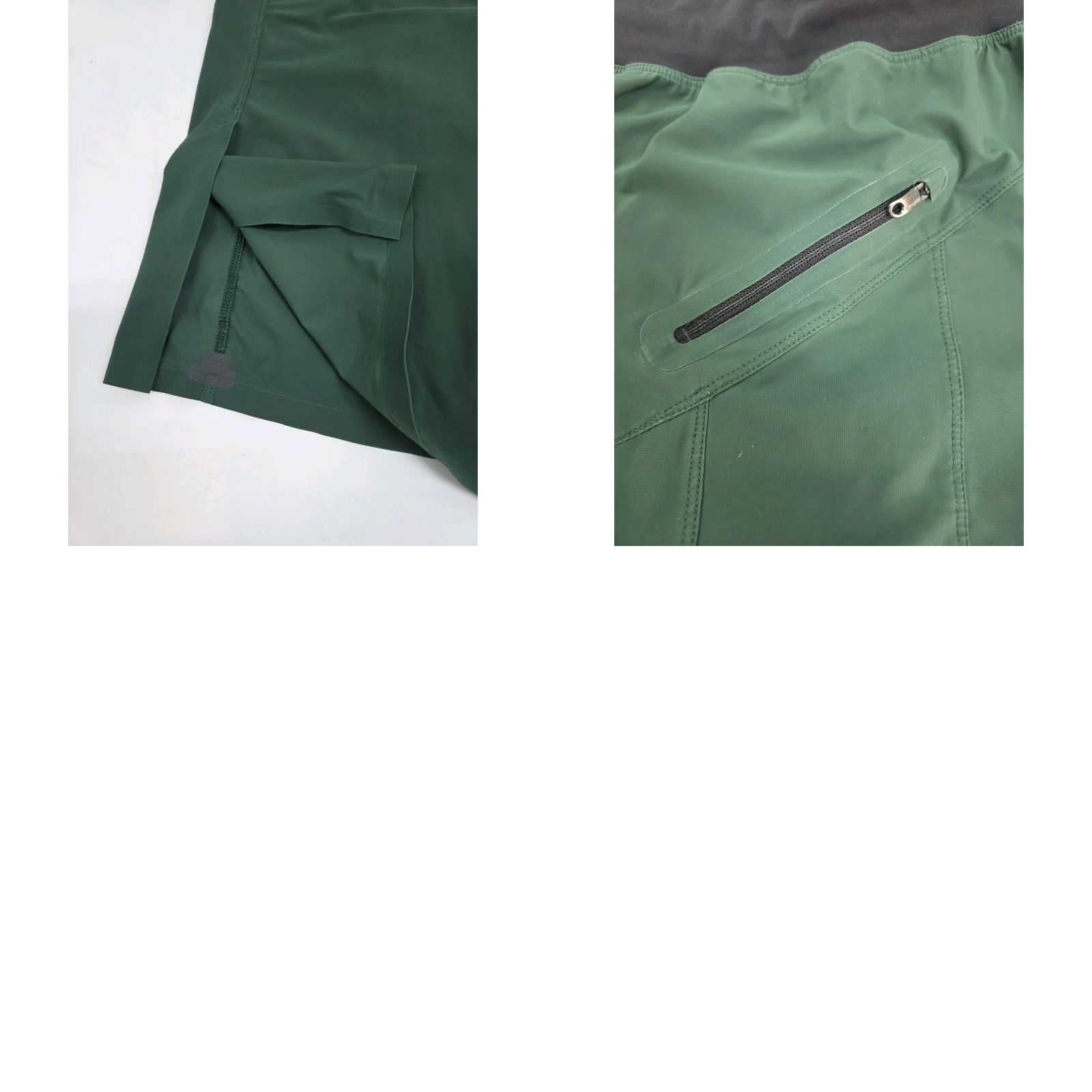 Lululemon Lululemon Men’s Active Green/ Black Shorts Drawstring Side Zip 32 L 10in Inseam Athletic Moisture Wicking Quick Dry Breathable Easy Care Comfort Size US 33 - 8 Thumbnail
