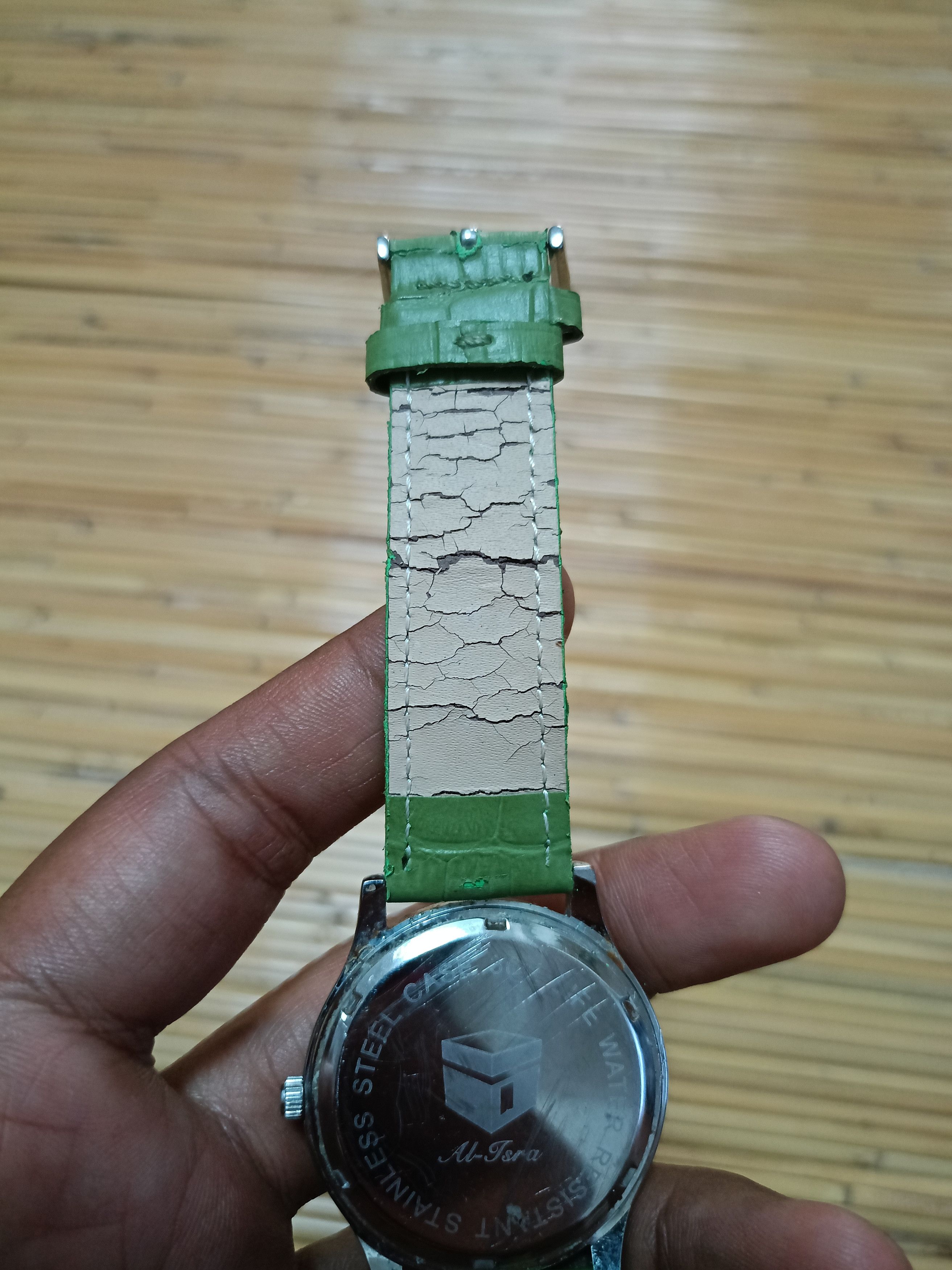 Vintage Al Isra kaabah arabic font counter clockwise rotation watch Size ONE SIZE - 13 Thumbnail