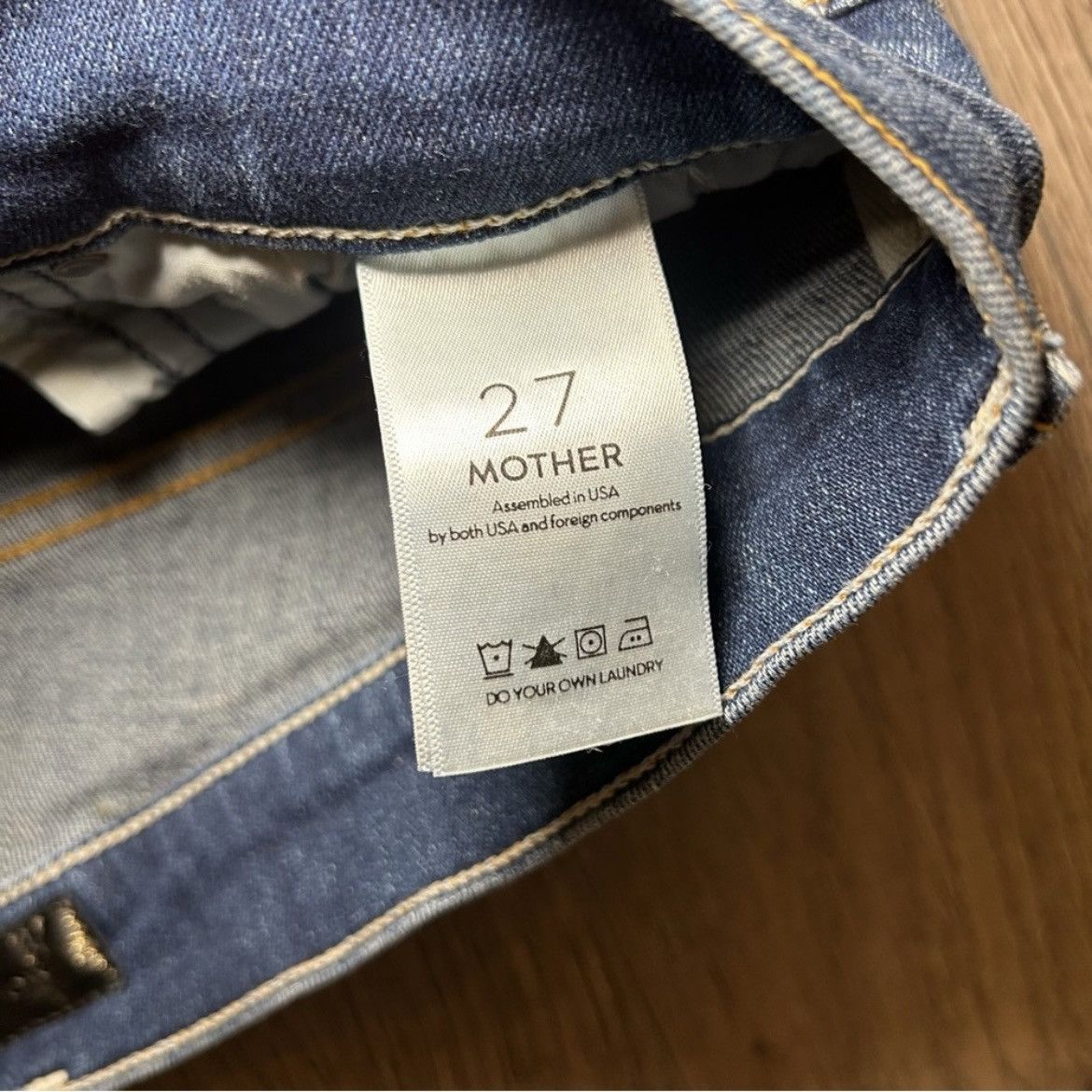 MOTHER MOTHER Insider Crop Step Fray in Not Rough Enough Size 27 Size 27" / US 4 / IT 40 - 7 Thumbnail