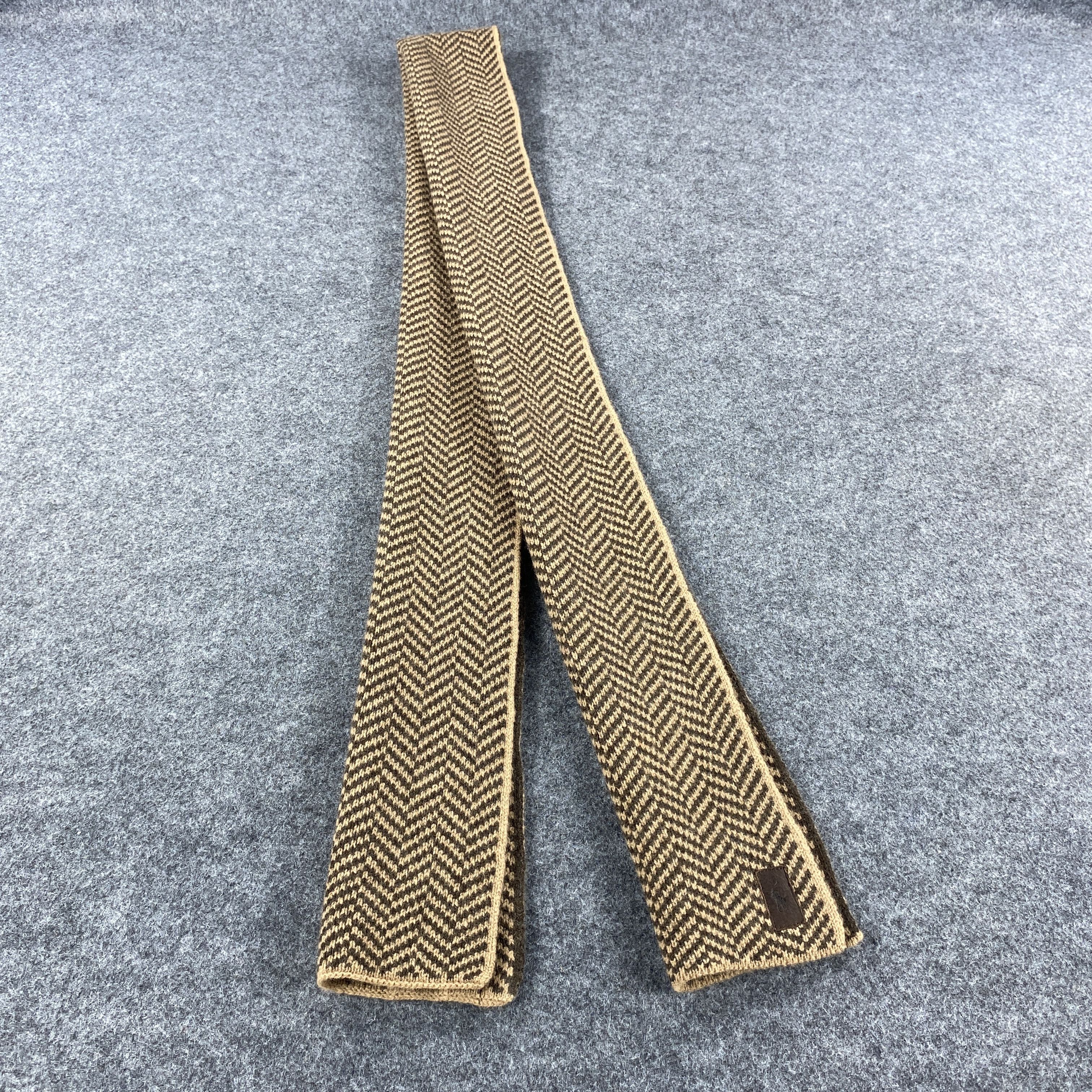 Polo Ralph Lauren × Vintage GF10511 Polo Ralph Lauren Scarf Neck Wear Muffler Nova Check Size ONE SIZE - 1 Thumbnail