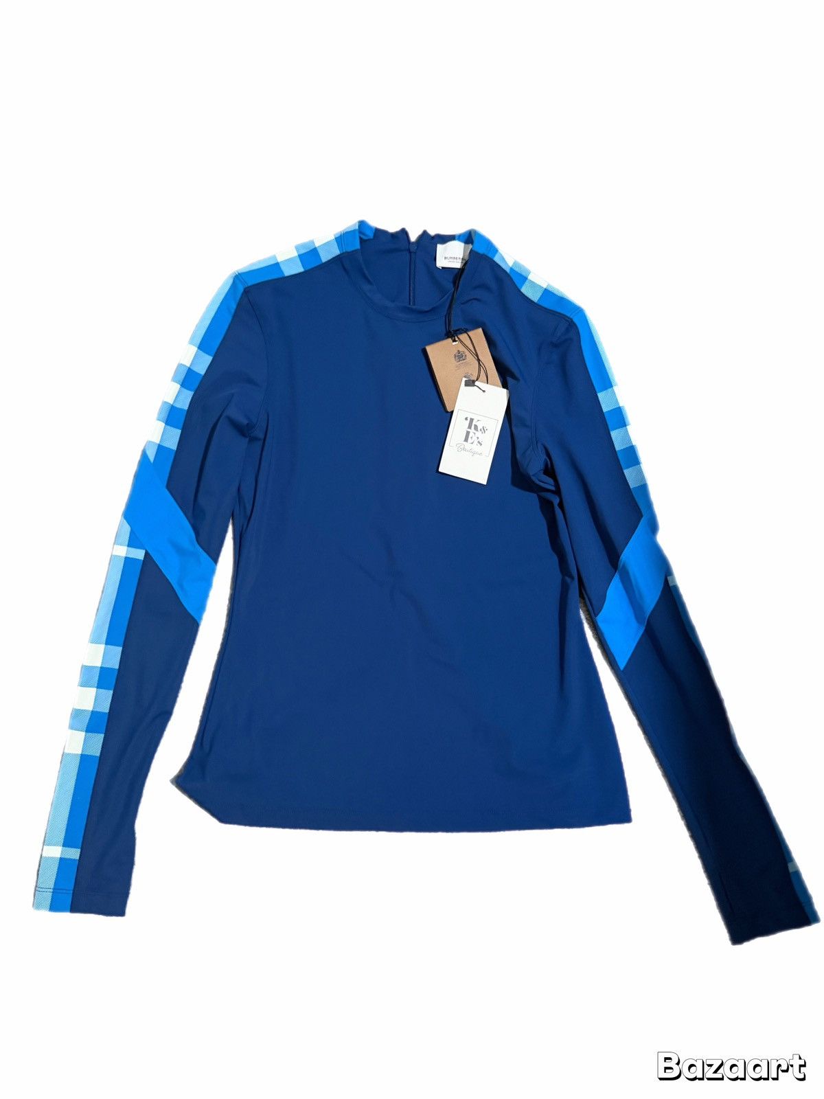 Burberry BurberryKiara Check Panel Long-Sleeve To Size- M Size M / US 6-8 / IT 42-44 - 2 Thumbnail
