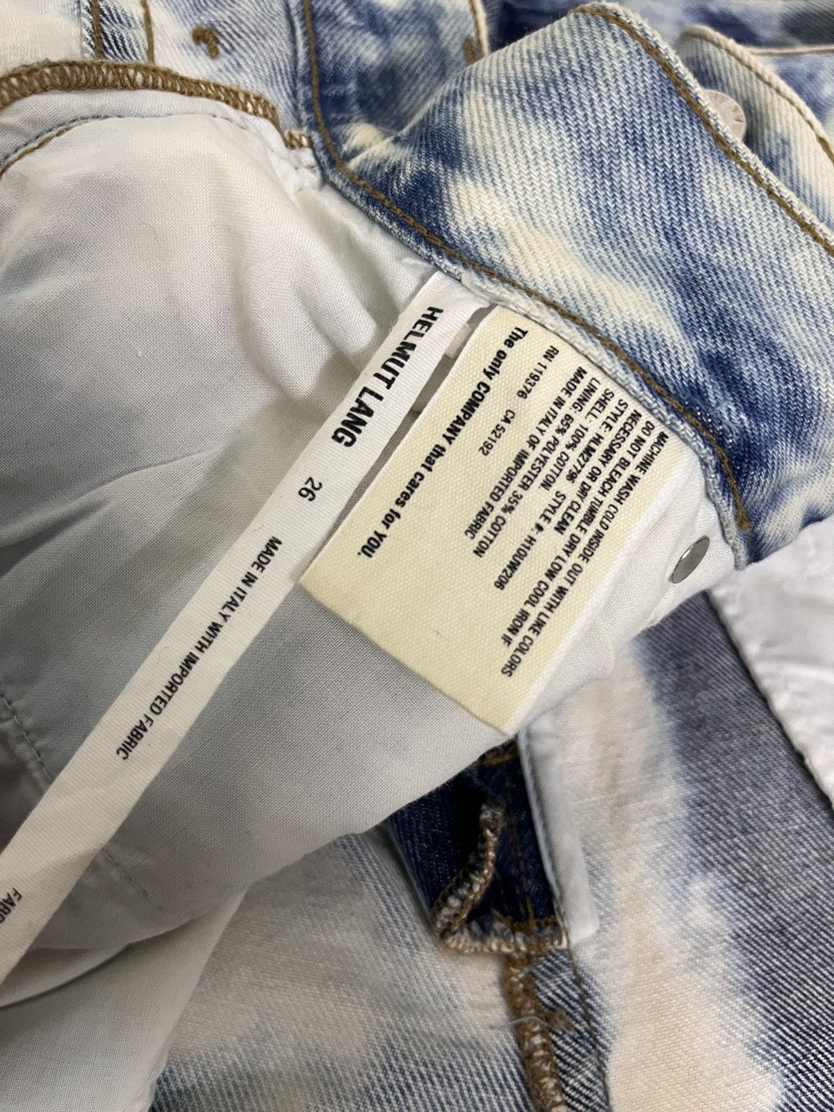 Helmut Lang Helmut Lang Bleached Jeans Size US 26 / EU 42 - 6 Thumbnail
