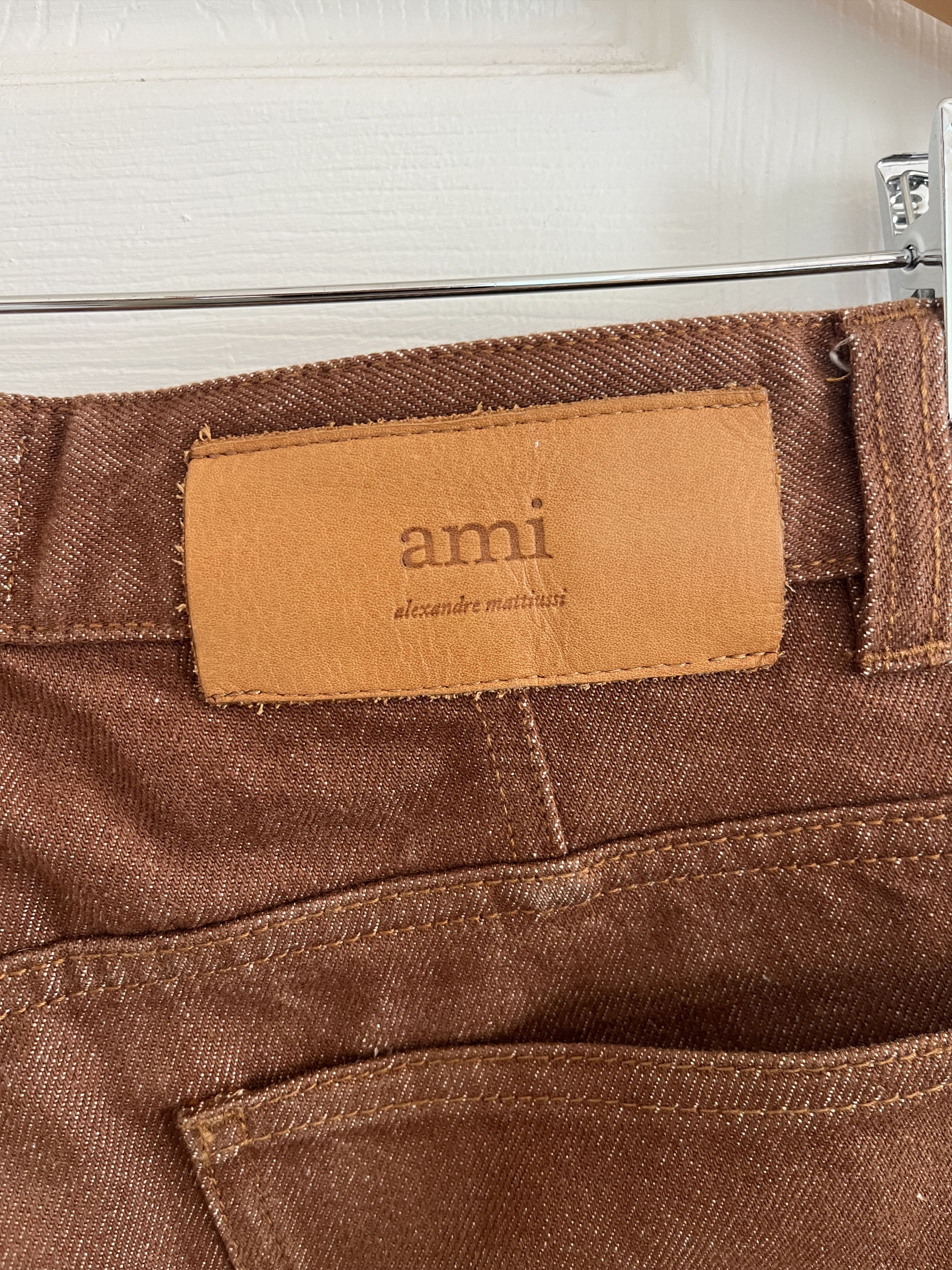 AMI ami denim jeans - brick Size US 29 - 3 Thumbnail