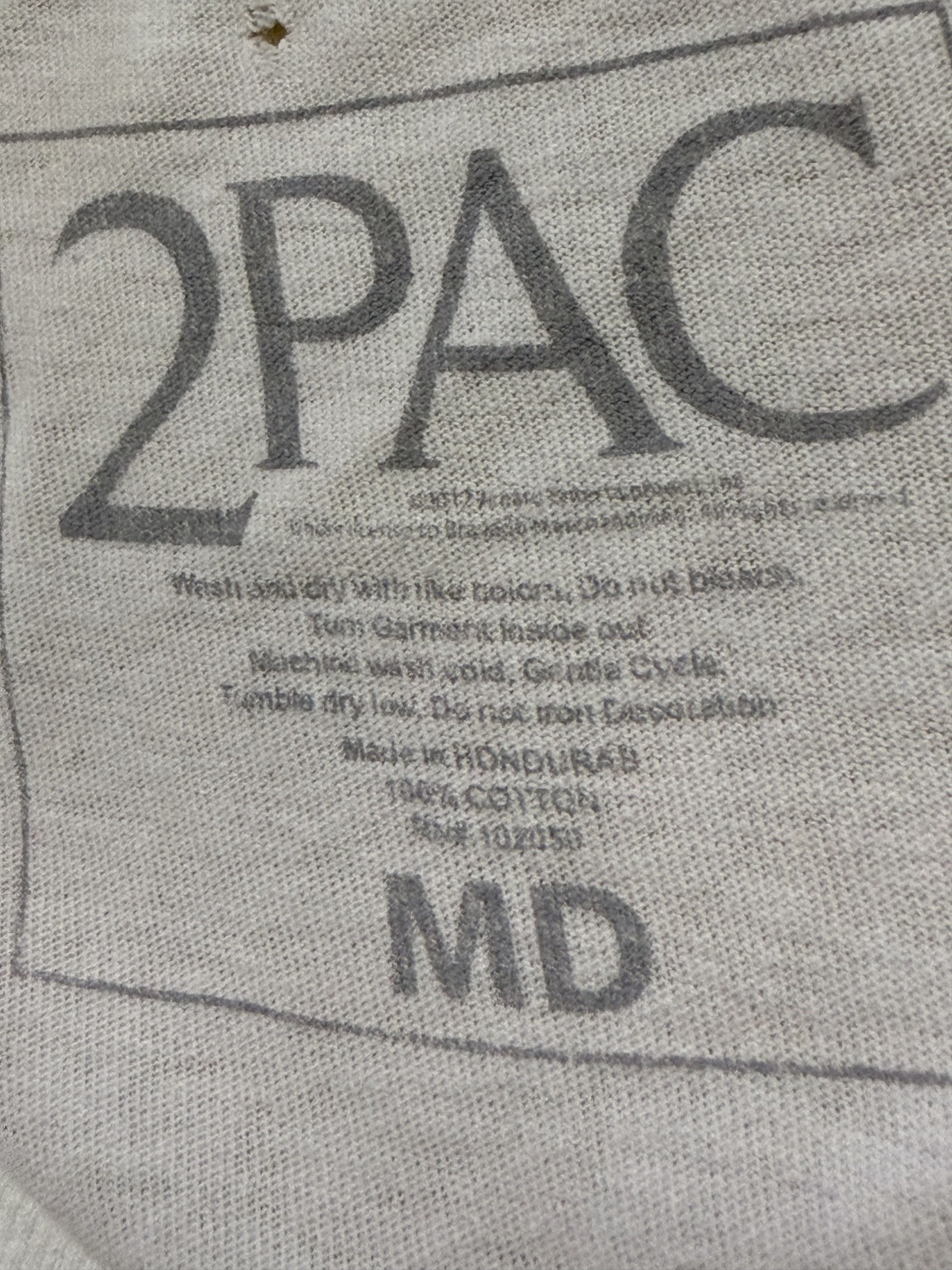 Rap Tees Vintage 2Pac Tupac Tribute Tee–1971 Infinity–White–Size M Size US M / EU 48-50 / 2 - 6 Thumbnail