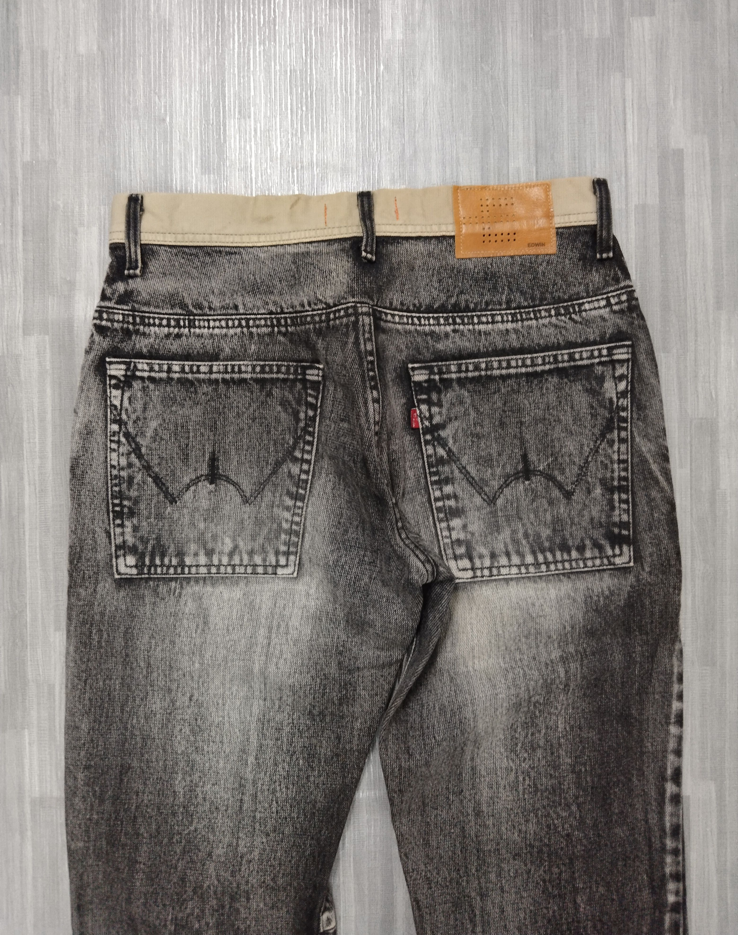 Edwin FLARE WASHED BLACK EDWIN DENIM PANTS Size US 30 / EU 46 - 5 Thumbnail