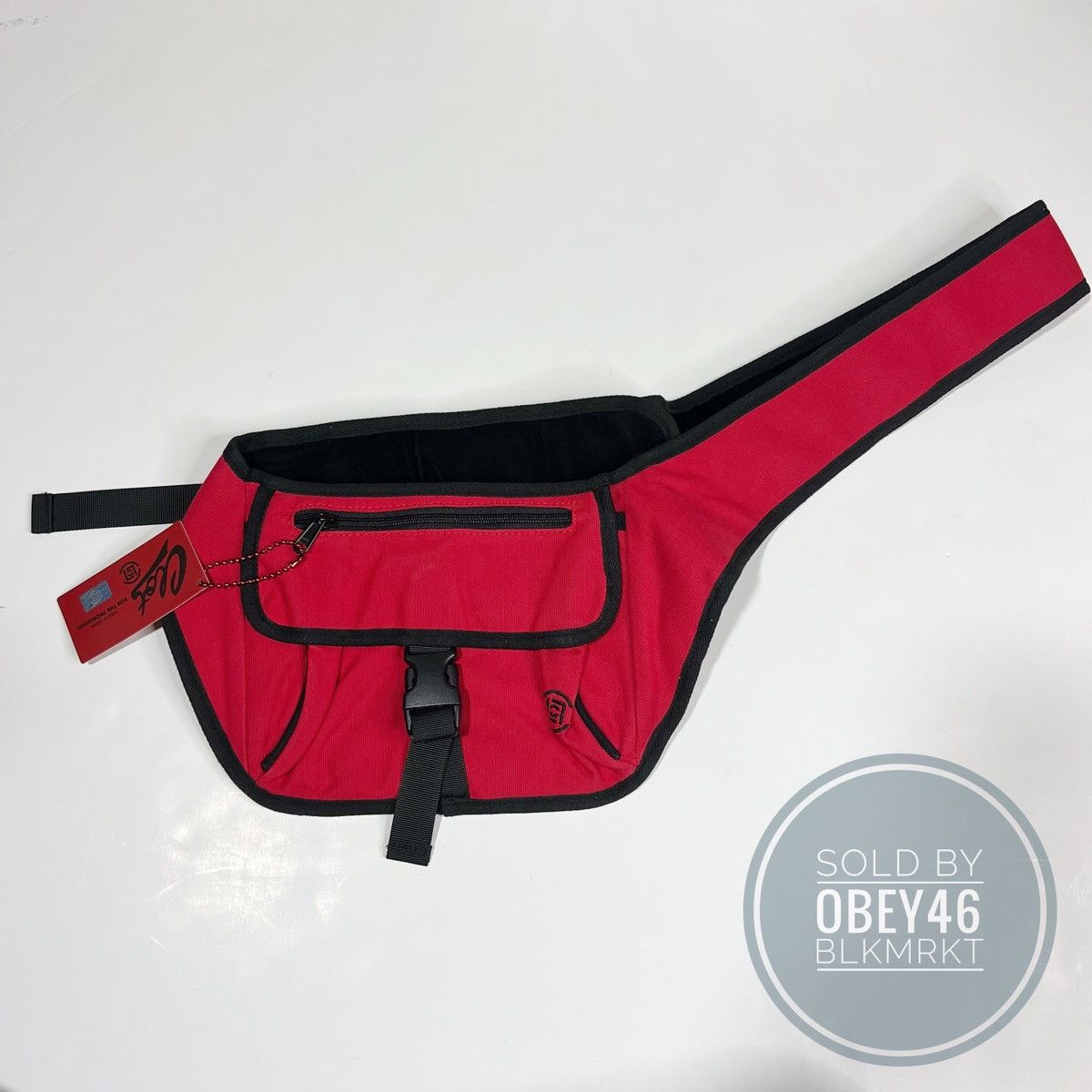 CLOT CLOT APPAREL RED SHOULDER BAG SLING Size ONE SIZE - 5 Thumbnail