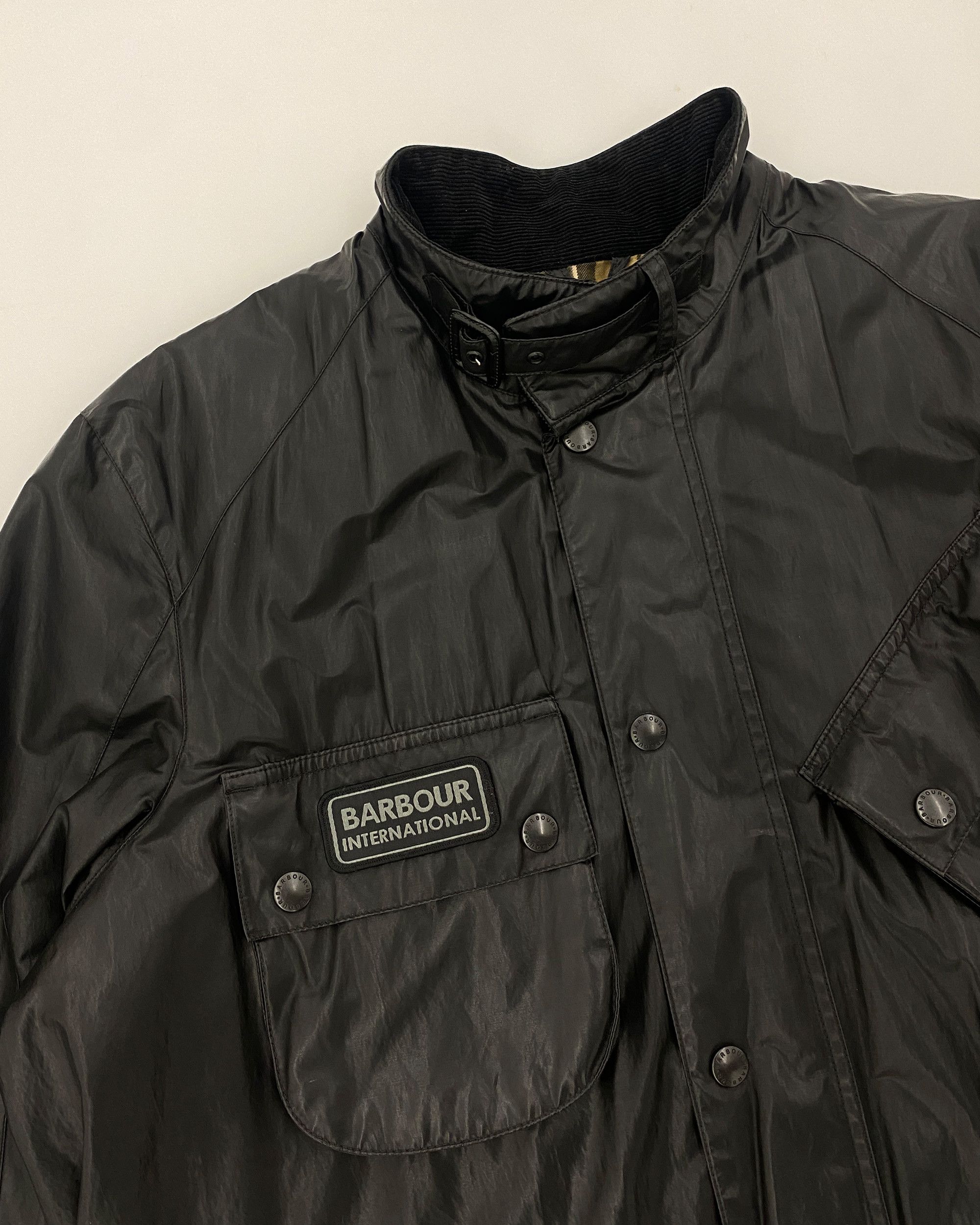 Barbour International 2000s Biker Blouson Jacket Size US XL / EU 56 / 4 - 3 Thumbnail