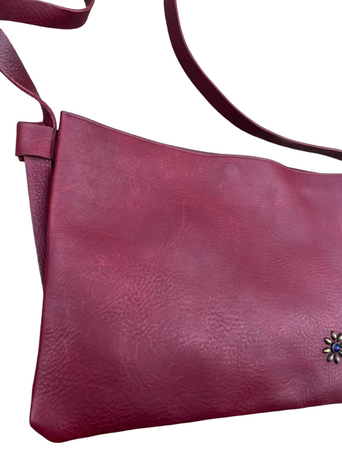 Leather High Quality Studded Leather Bag Effecten Ghost Flag Japan Size ONE SIZE - 7 Thumbnail