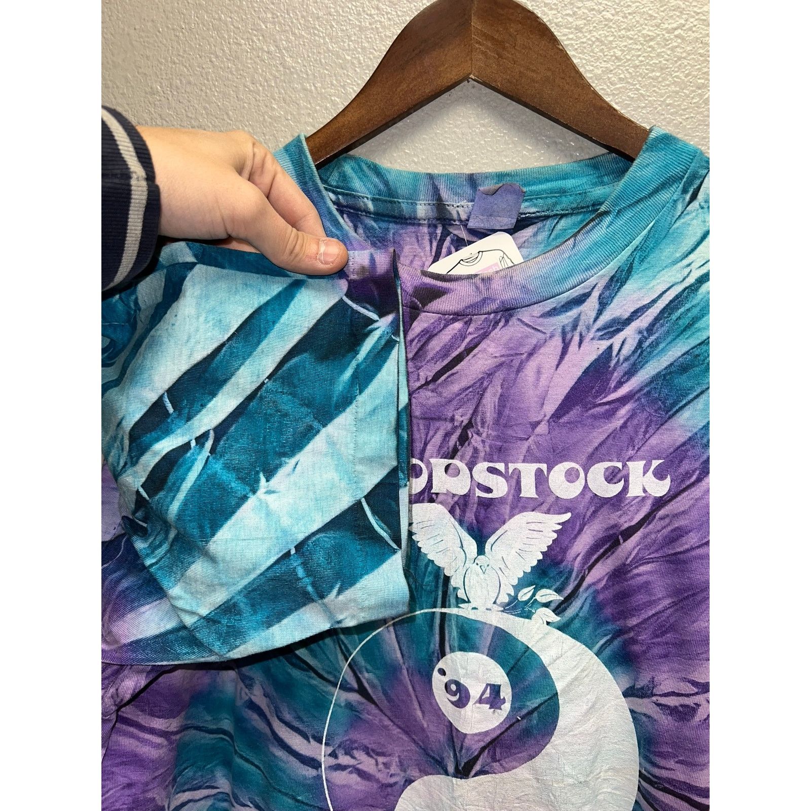 Vintage Vintage Woodstock Shirt Conscious Change 1994 Tour Tee 90s L Size US L / EU 52-54 / 3 - 5 Thumbnail